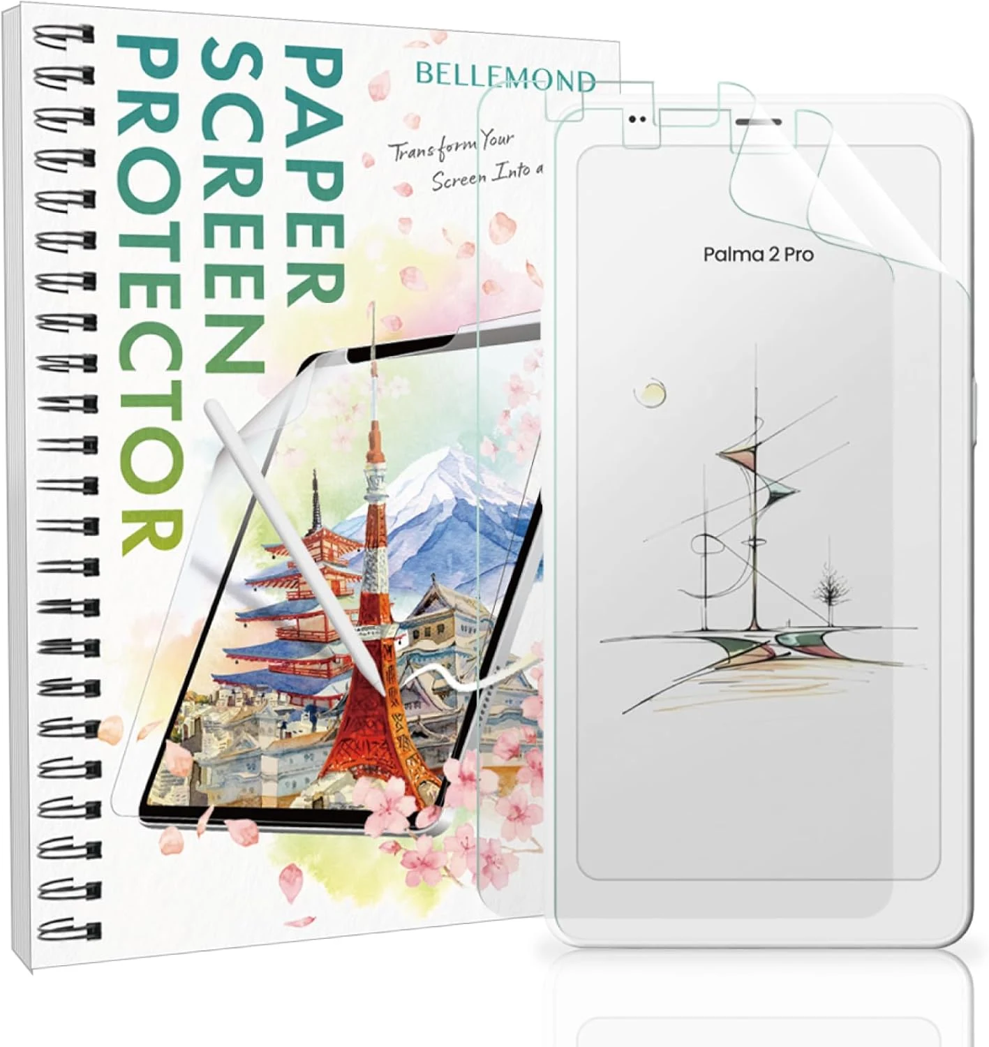 BELLEMOND Kent Paper Screen Protector for Onyx Boox Palma 2 Pro (6.13")