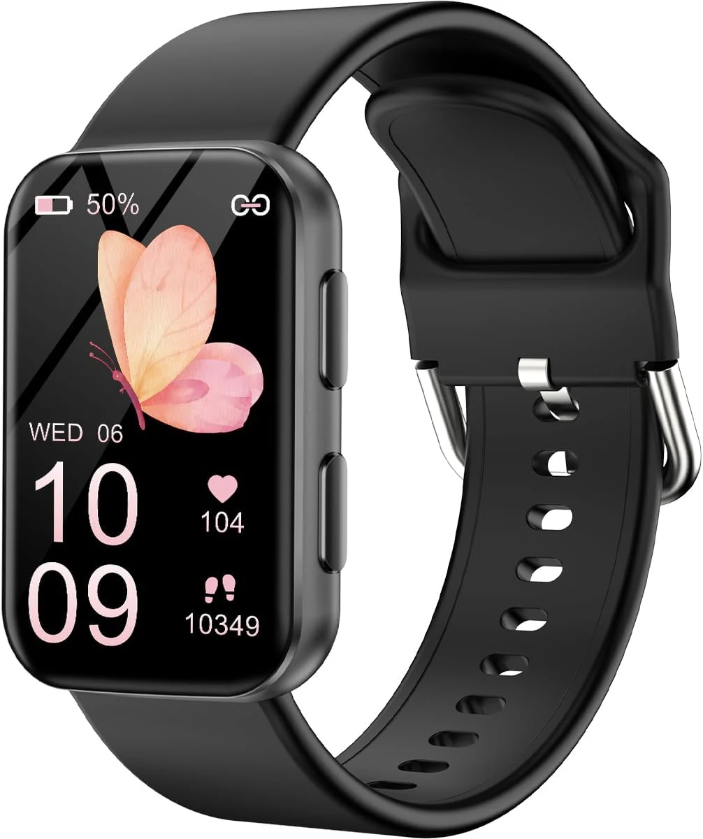 MorePro Health Fitness Tracker for Women Men, 24/7 Heart Rate Blood Pressure & Oxygen Monitoring, Sleep Tracker, 100+ Sport Modes Smart Watch