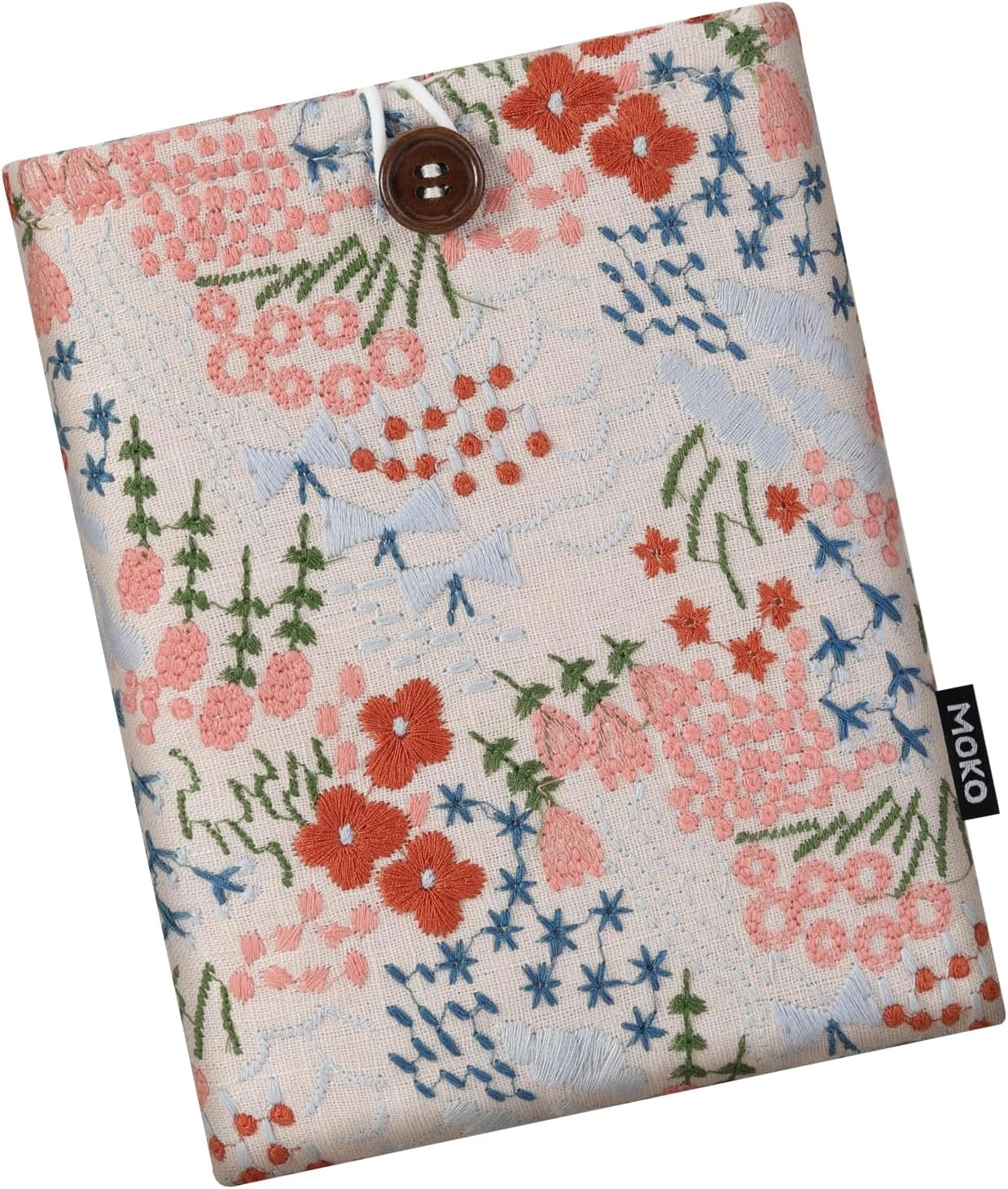 MoKo 6-7" Embroidered Daisy Padded Sleeve Pouch for 7" Kindle Colorsoft Signature Edition 2024