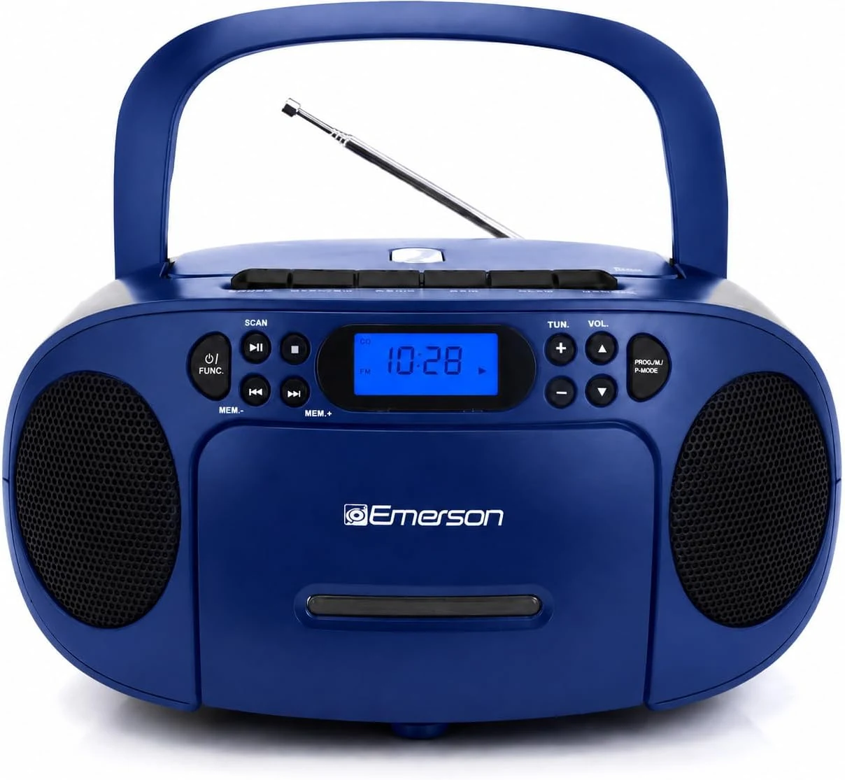 Emerson Portable CD Player Boombox with Cassette Player Combo, Tape review