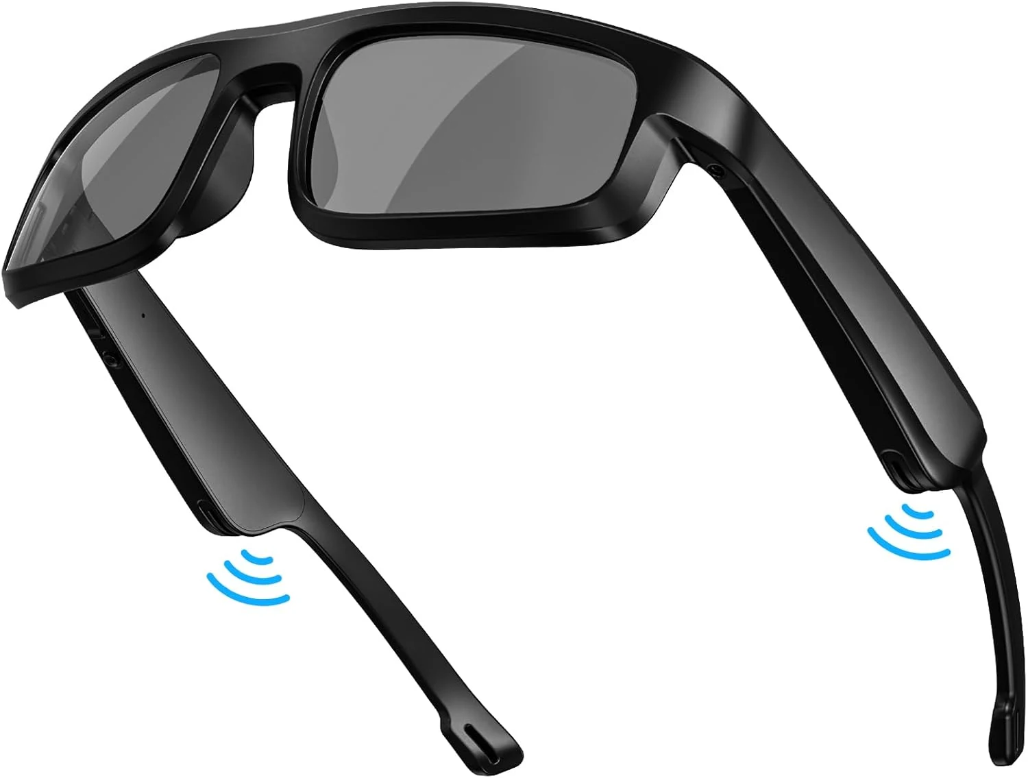 LVTEL Smart Glasses with Polarized Bluetooth Sunglasses, Built-in Mic & Speakers, Voice Assistant