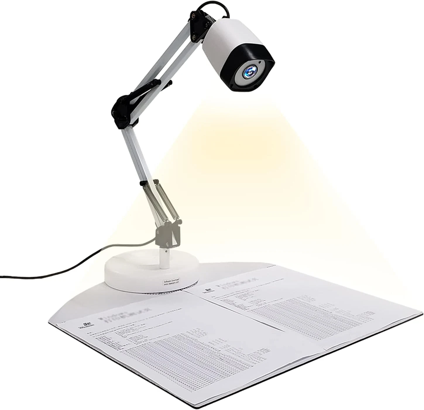 Document Camera for Teachers, 8mp with Auto-Focus and LED Supplemental Light