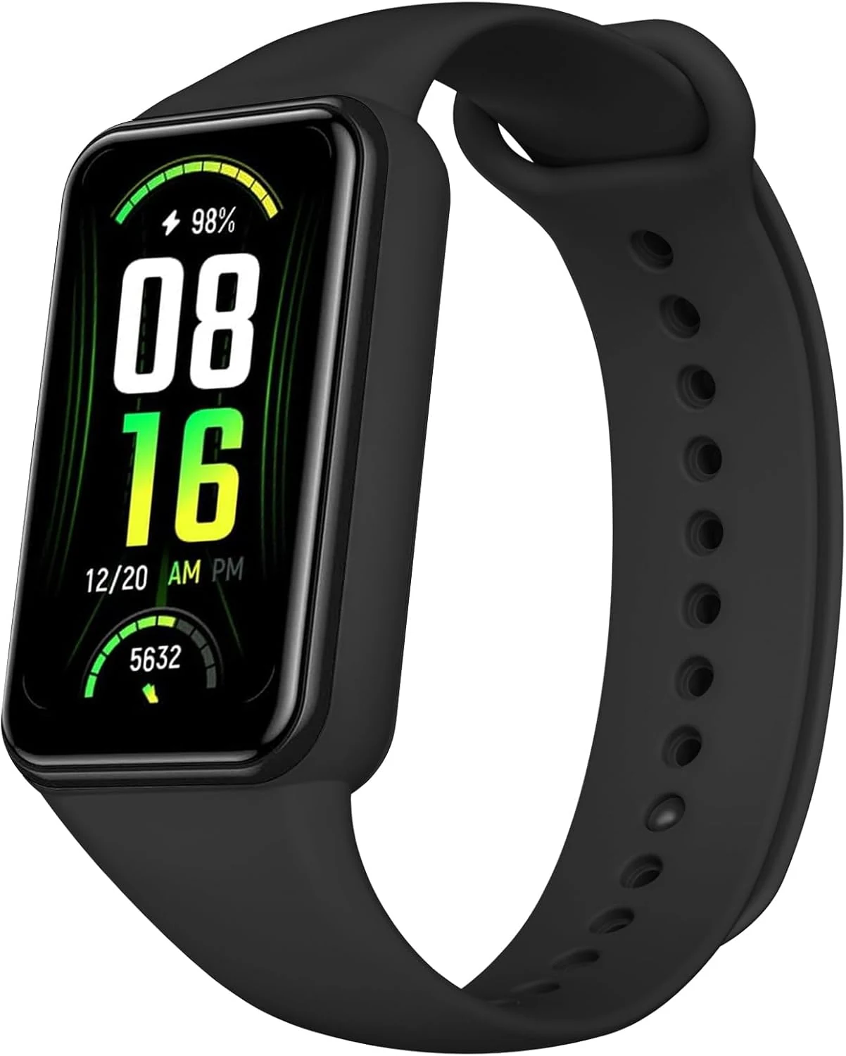 Tobfit Replacement Band Compatible for Amazfit Band 7 Strap, Soft Silicone Adjustable Sport Wrist Strap