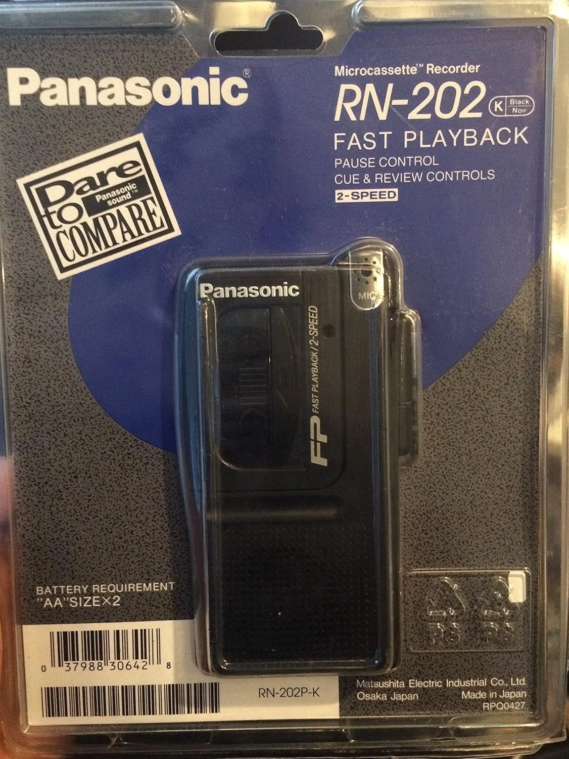 Panasonic RN202 Microcassette Recorder