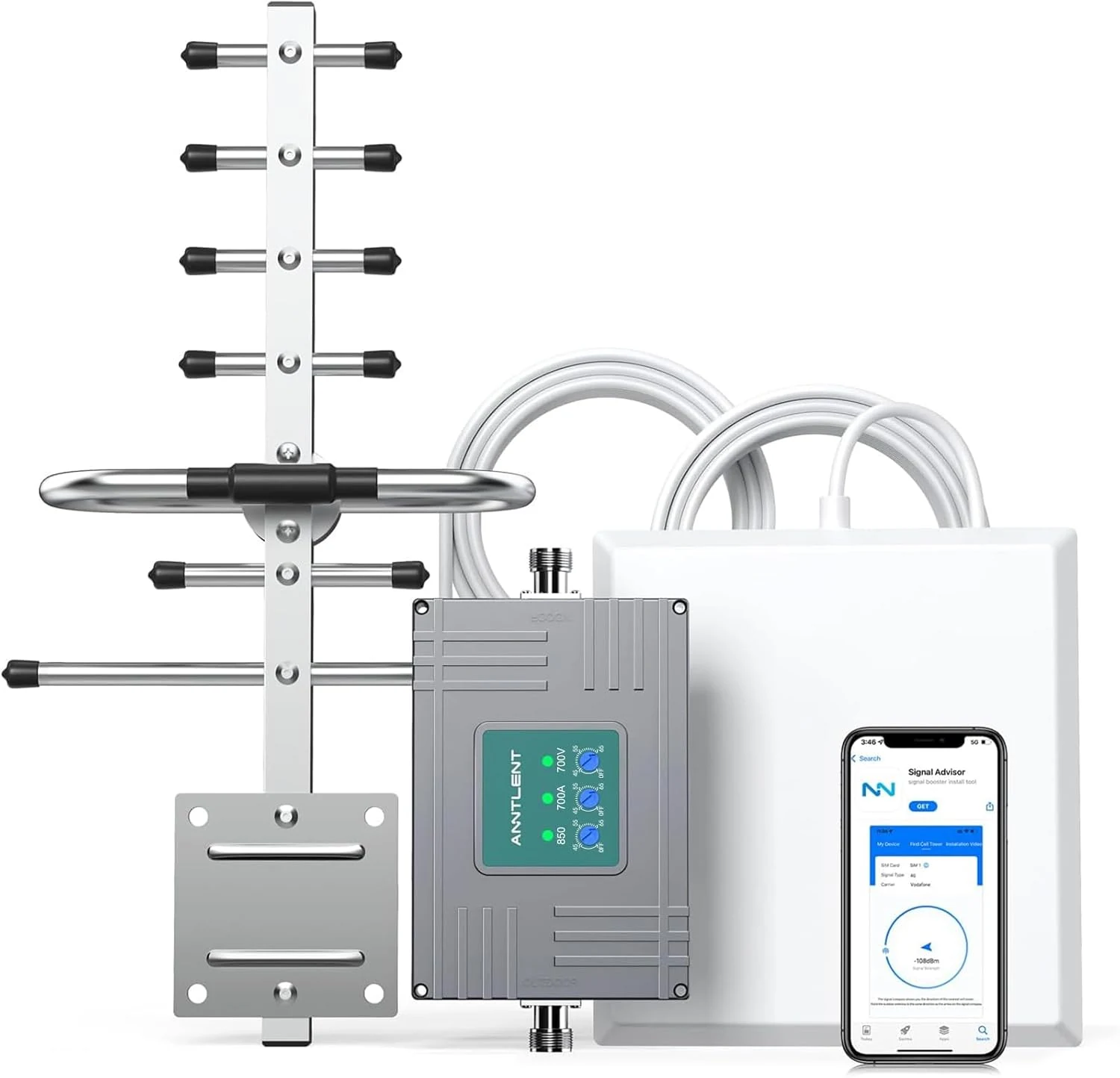 Cell Phone Signal Booster for All Carriers on Band 5/12/13/17 | ANNTLENT (N30-PY)