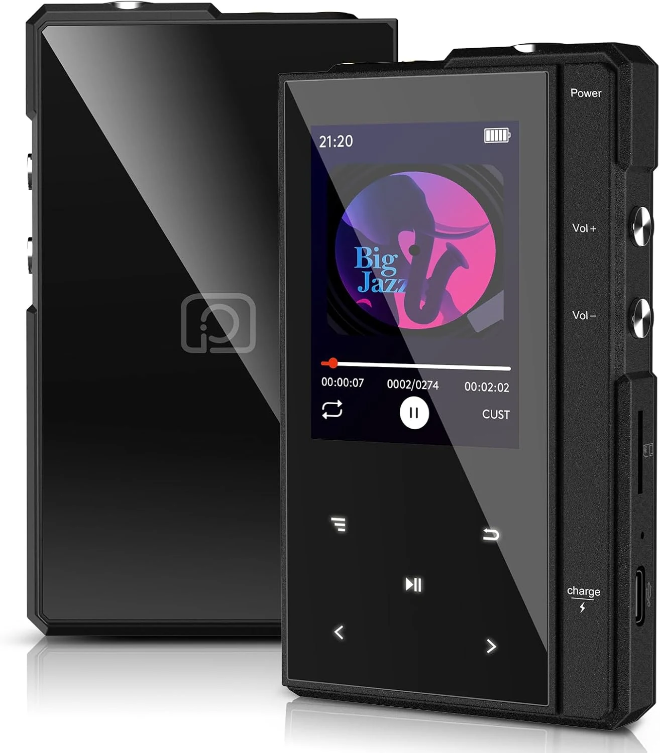 Phinistec Z6 96GB MP3 Player with 90 Hours Long Battery Life, Bluetooth 5.0