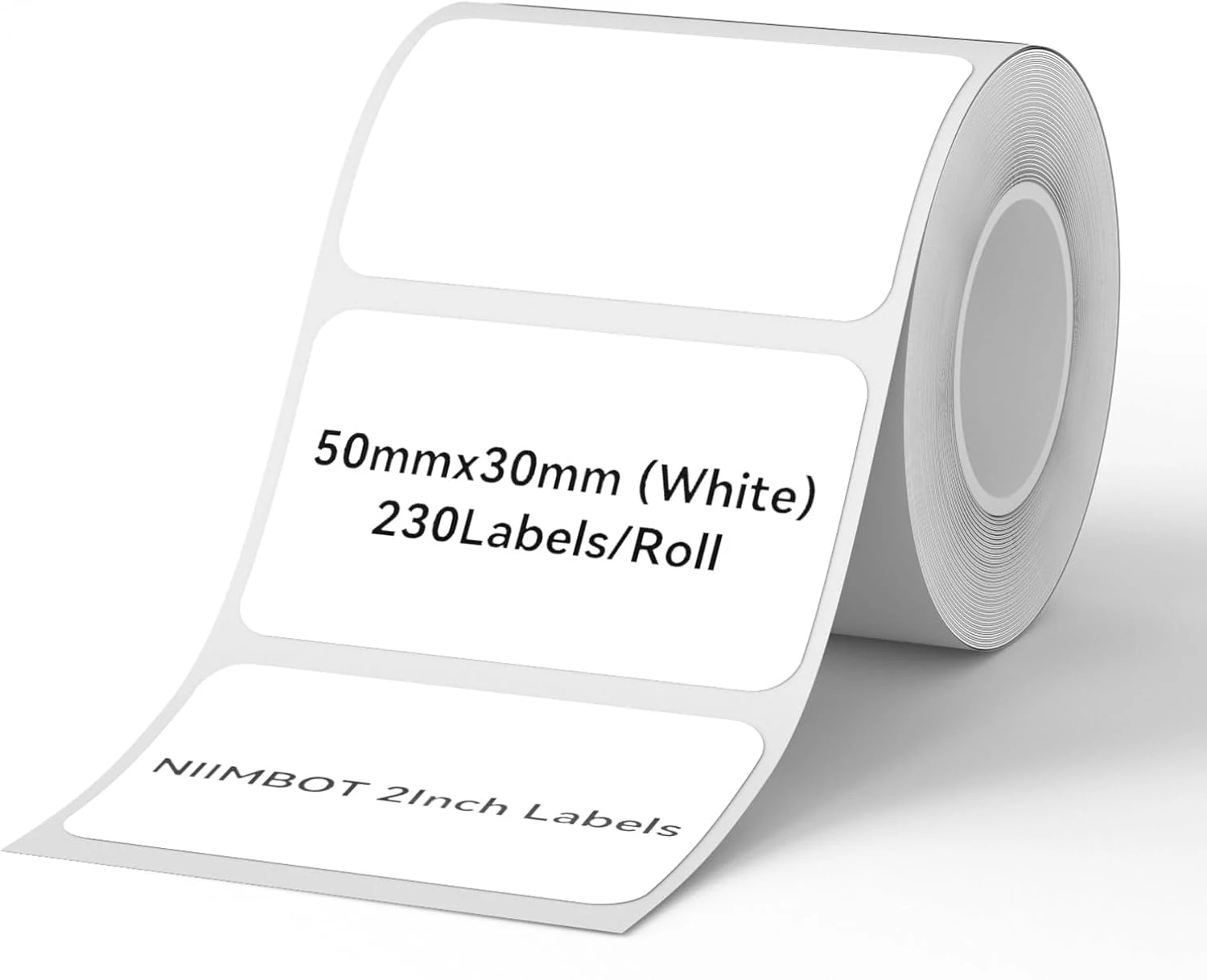 NIIMBOT Labels for B1/B21/B31 Label Maker, 50 x 30 mm (1.97'' x 1.18'') 230 Tapes/Roll