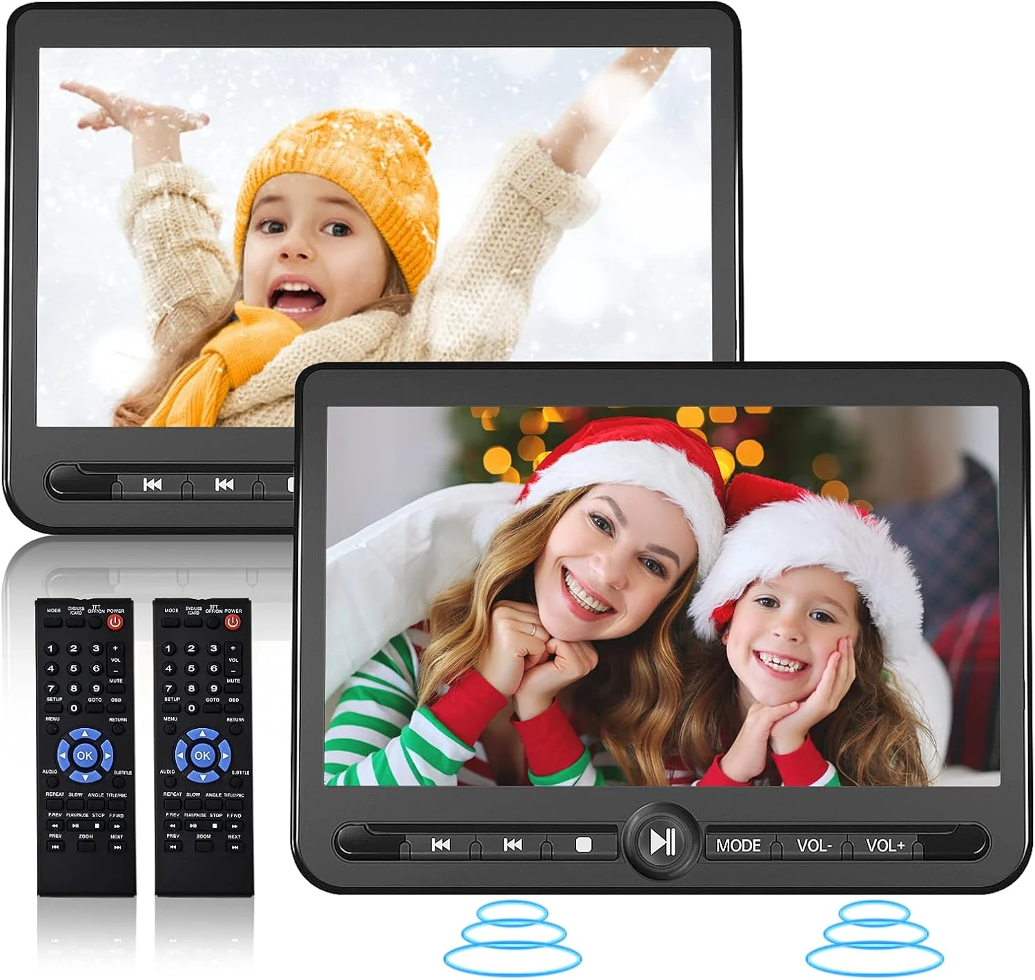 10.5" Dual Portable DVD Player, Arafuna Rechargable Car Screen Play review