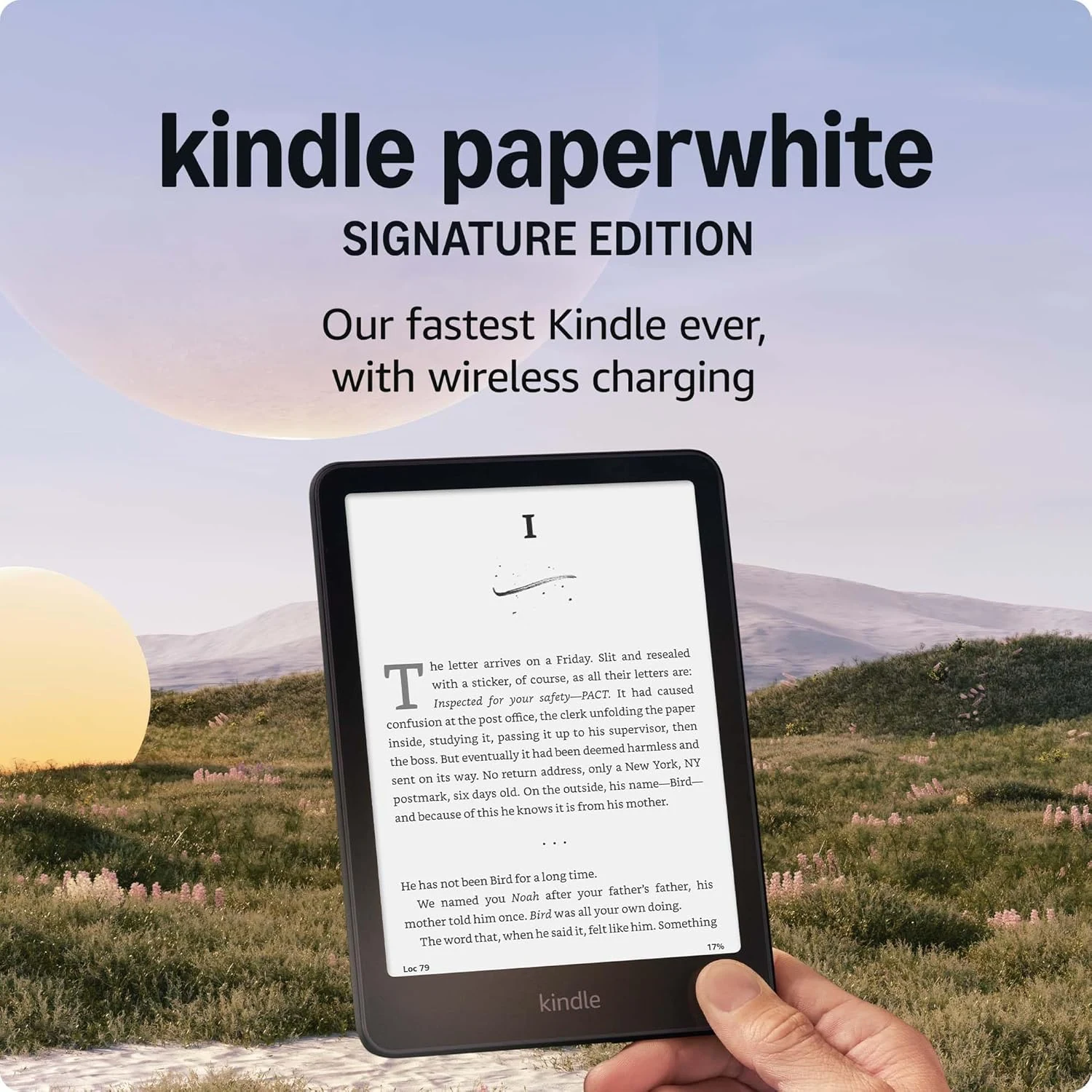 Like-New Amazon Kindle Paperwhite Signature Edition 32GB – 20% faster with auto-adjusting front light, wireless charging, and weeks of battery life – Metallic Black