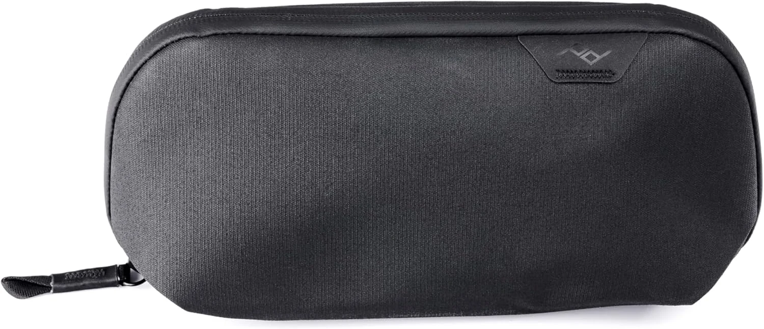 Peak Design Small Tech Pouch, Black, Electronics Organizer for Travel or Everyday Carry