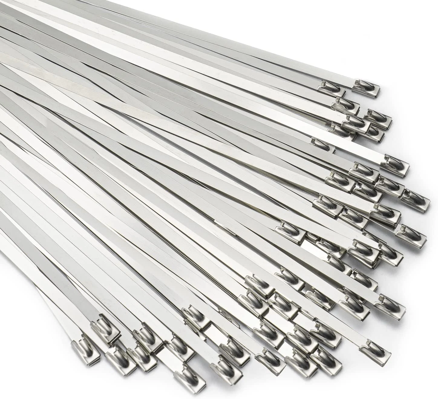 Metal Zip Ties 11.8 inch 100pcs 304 Stainless Steel Zip review