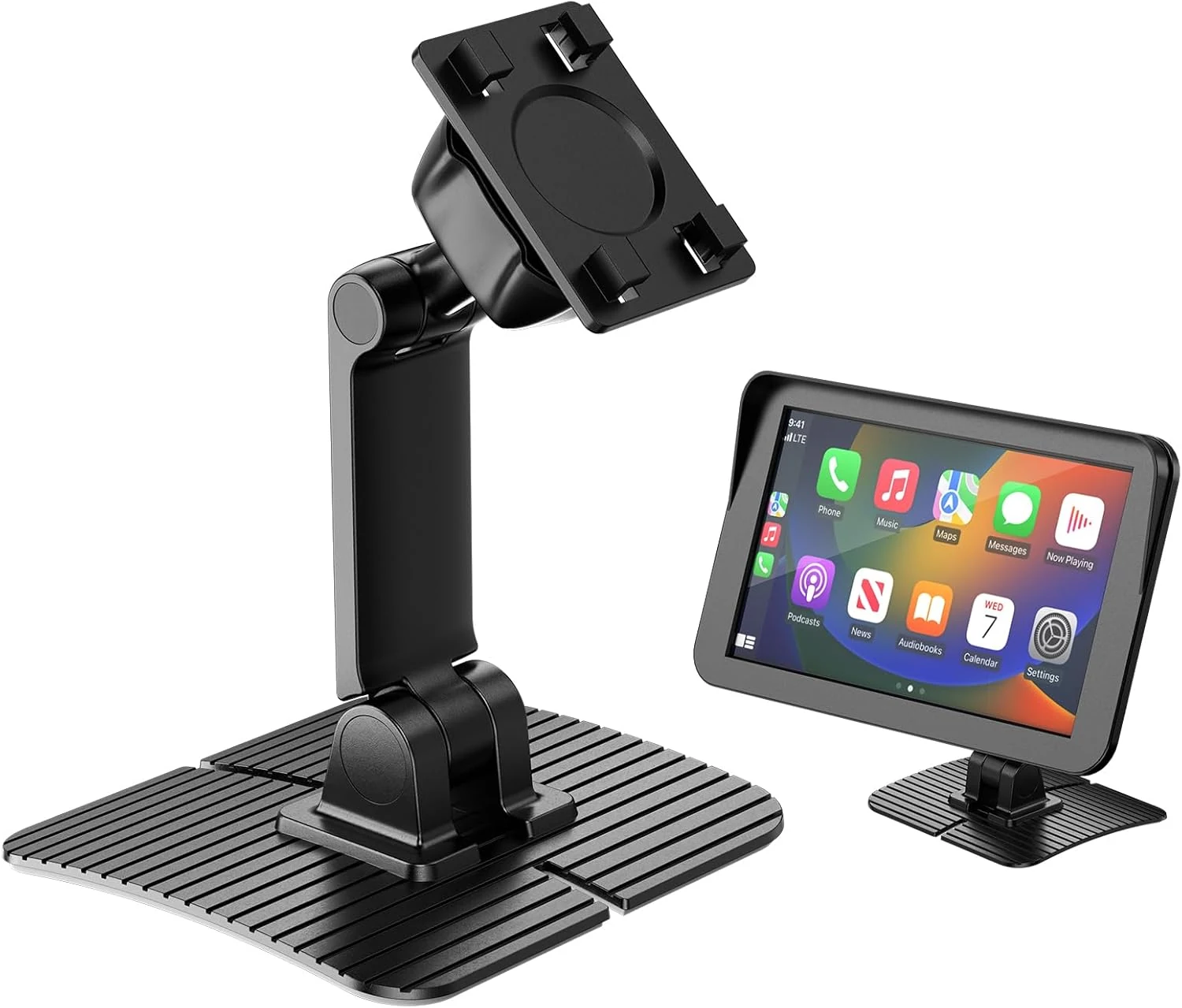 1Zero Upgraded Carplay Dashboard Mount for Car, Dual-Axis Adjustable Carplay Holder with 360° Rotating Ball Joint