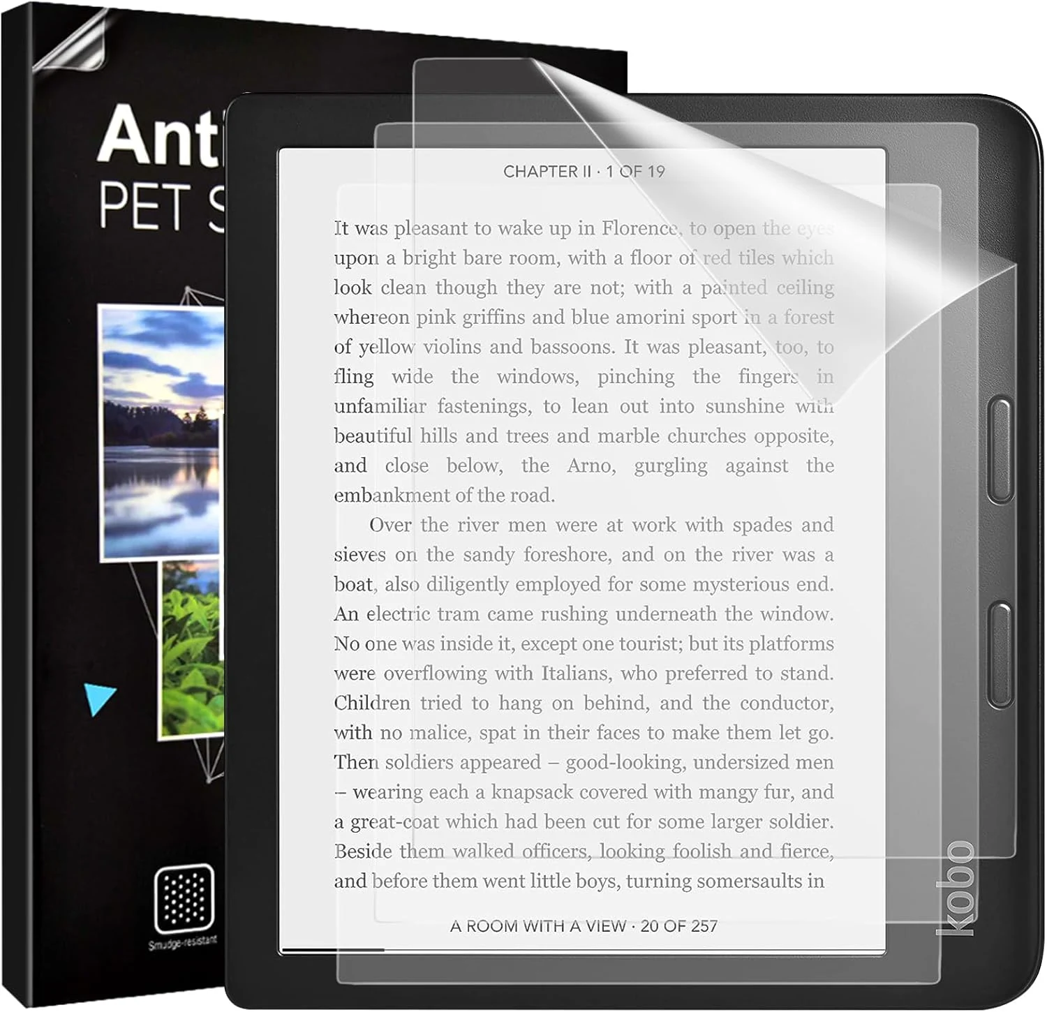 TiMOVO 3 Pack Screen Protector for Kobo Libra Colour 7 review