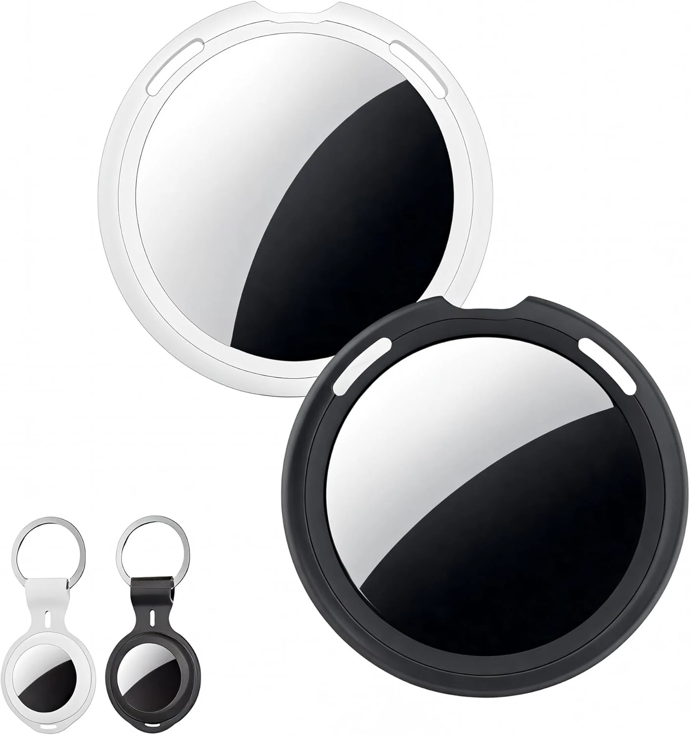 Tracker Tags 2 Pack [Apple MFi Certified] Works with Apple Find My (iOS Only)