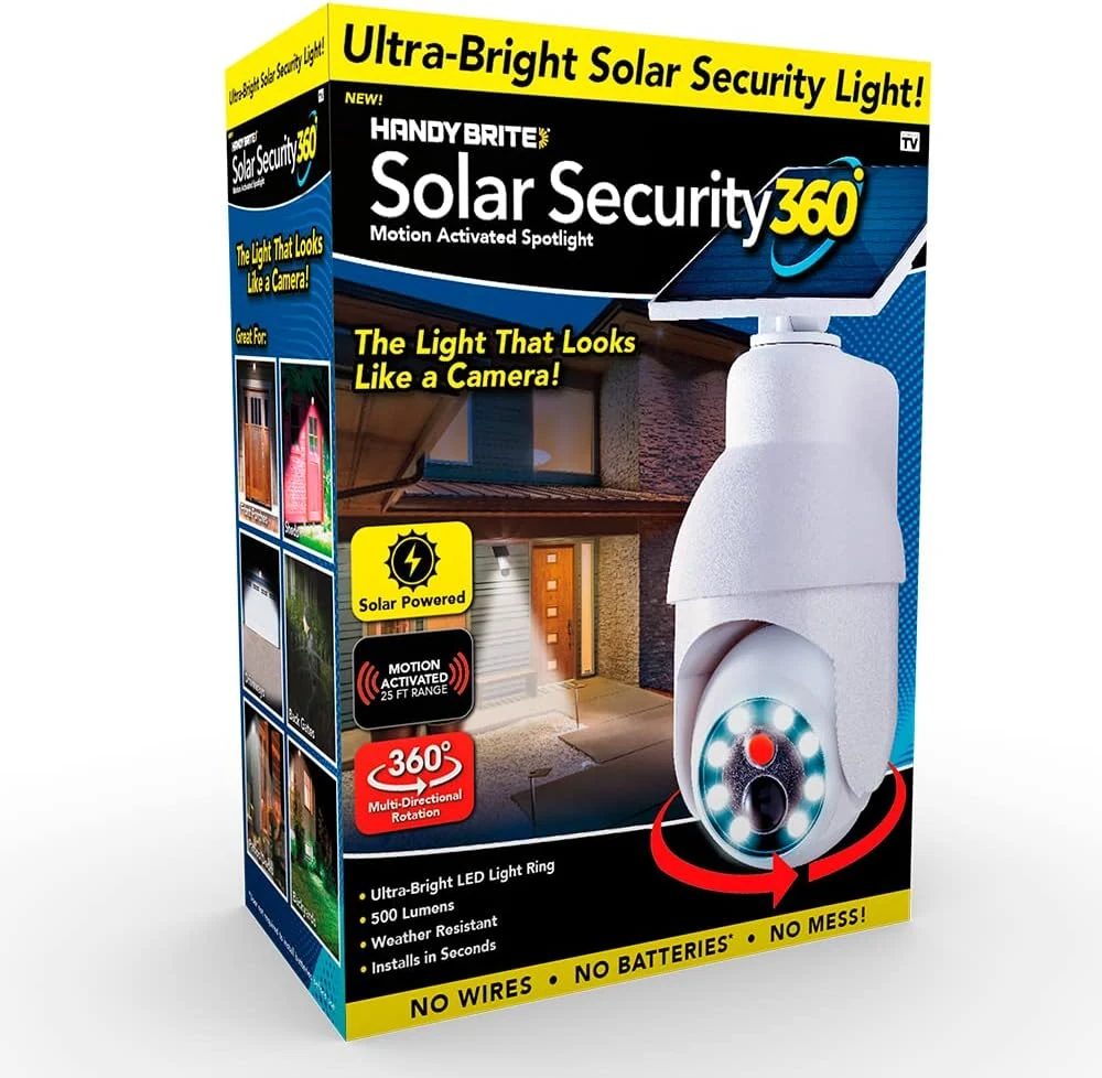 Ontel Handy Brite Security 360 LED Light, 360-Degree Fake Security review