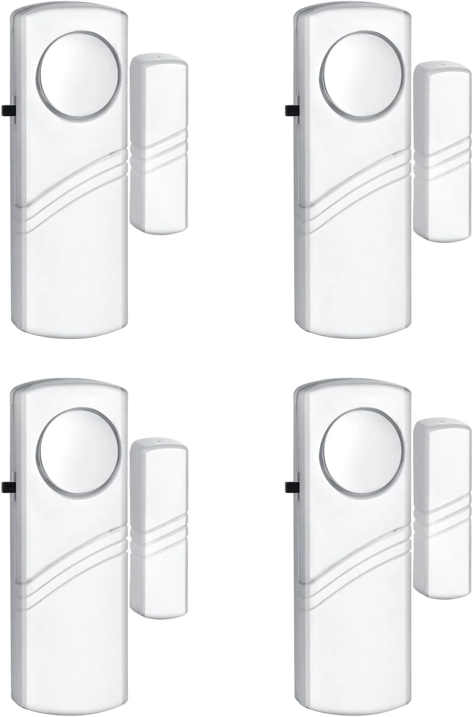 Security Door Window Alarm, Wireless Sensor Door Window Burglar Alarm (4 Pack)