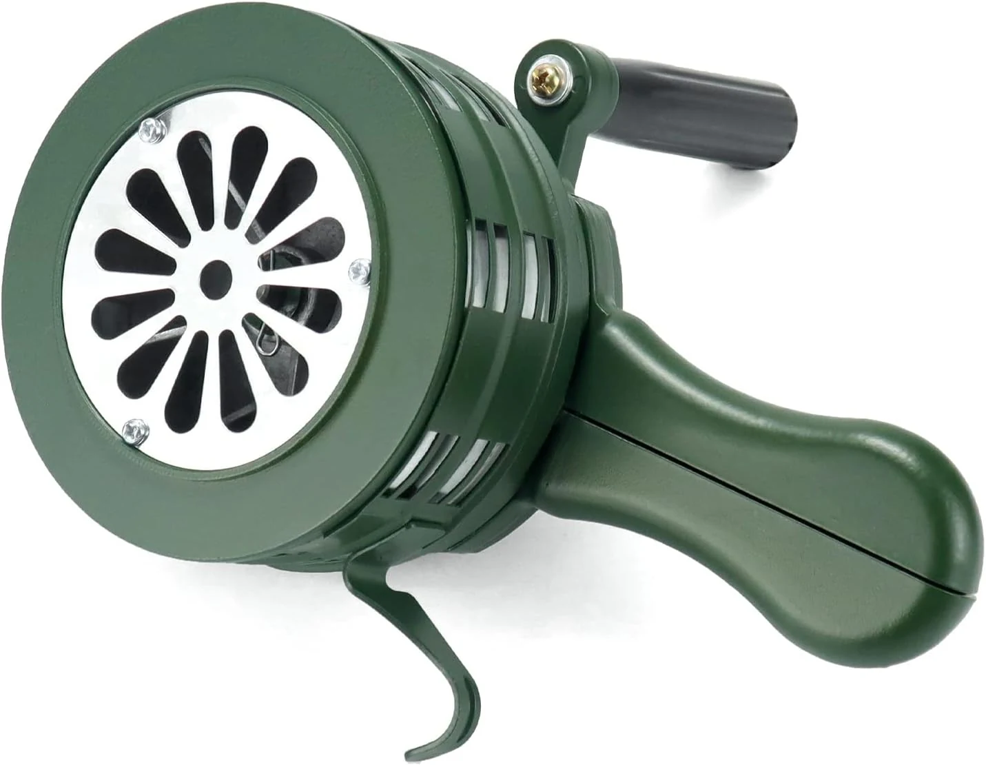 QWORK Hand Crank Siren Horn, Hand Loud Crank, Emergency Safety Manual Siren