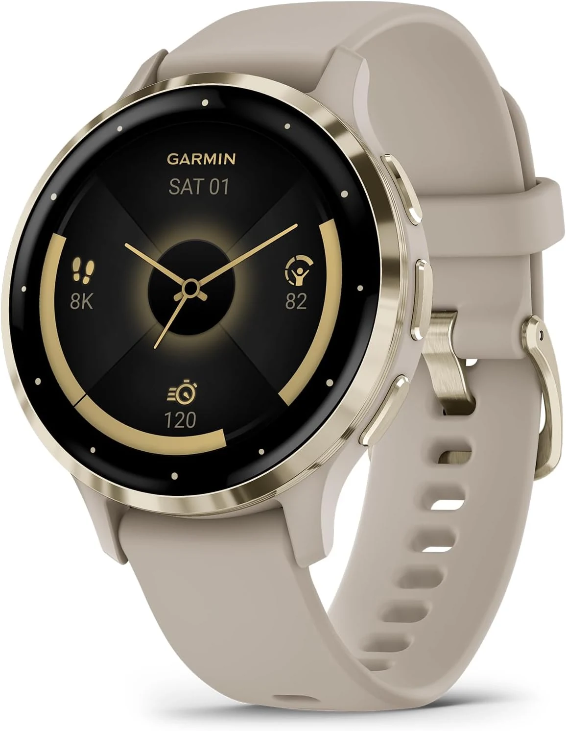 Garmin Venu 3S Soft Gold Stainless Steel Bezel 1.2-Inch AMOLED review