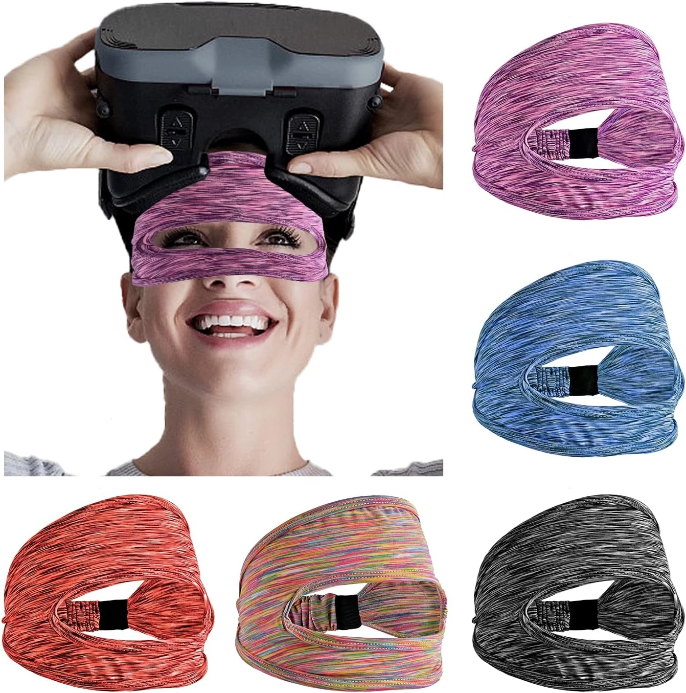 Abnaok 5 Pack VR Eye Mask, Adjustable Breathable VR Sweat review