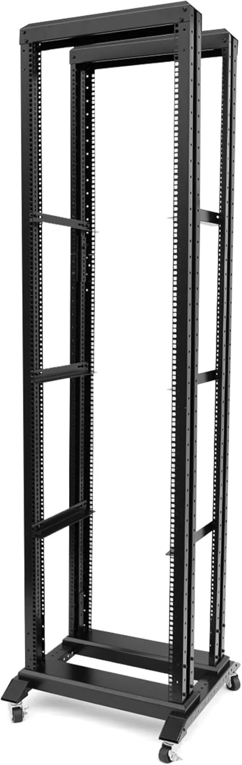 42U Server Rack/4-Post 19in Network Rack/Open Frame Rack with Wheels (Global Rack)