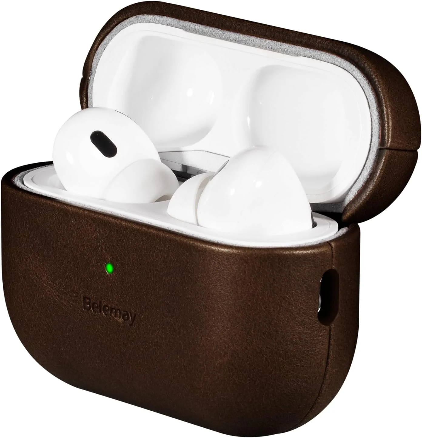 Belemay Handcrafted Full-Grain Vegetable-Tanned Leather Case for AirPods Pro 3rd Gen (2025)