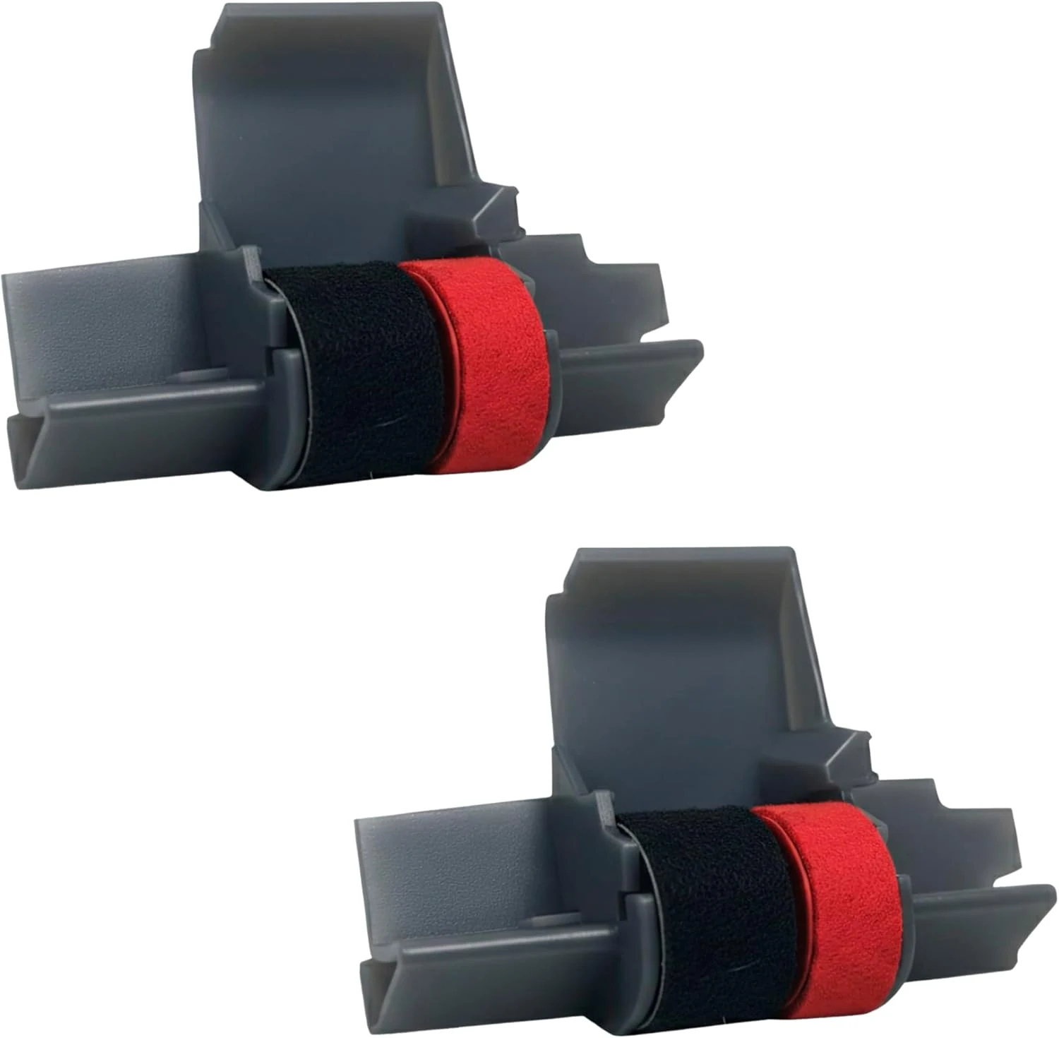 IR‑40T Black & Red x [2 Pack] Ink Roller Ribbon Cartridge (Dual-Color Replacement)