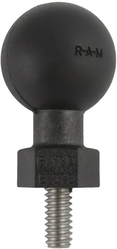 RAM Mounts Tough-Ball Adapter with 1/4"-20 x 0.50" Male Thread and B Size 1" Ball (RAP-B-379U-252050)