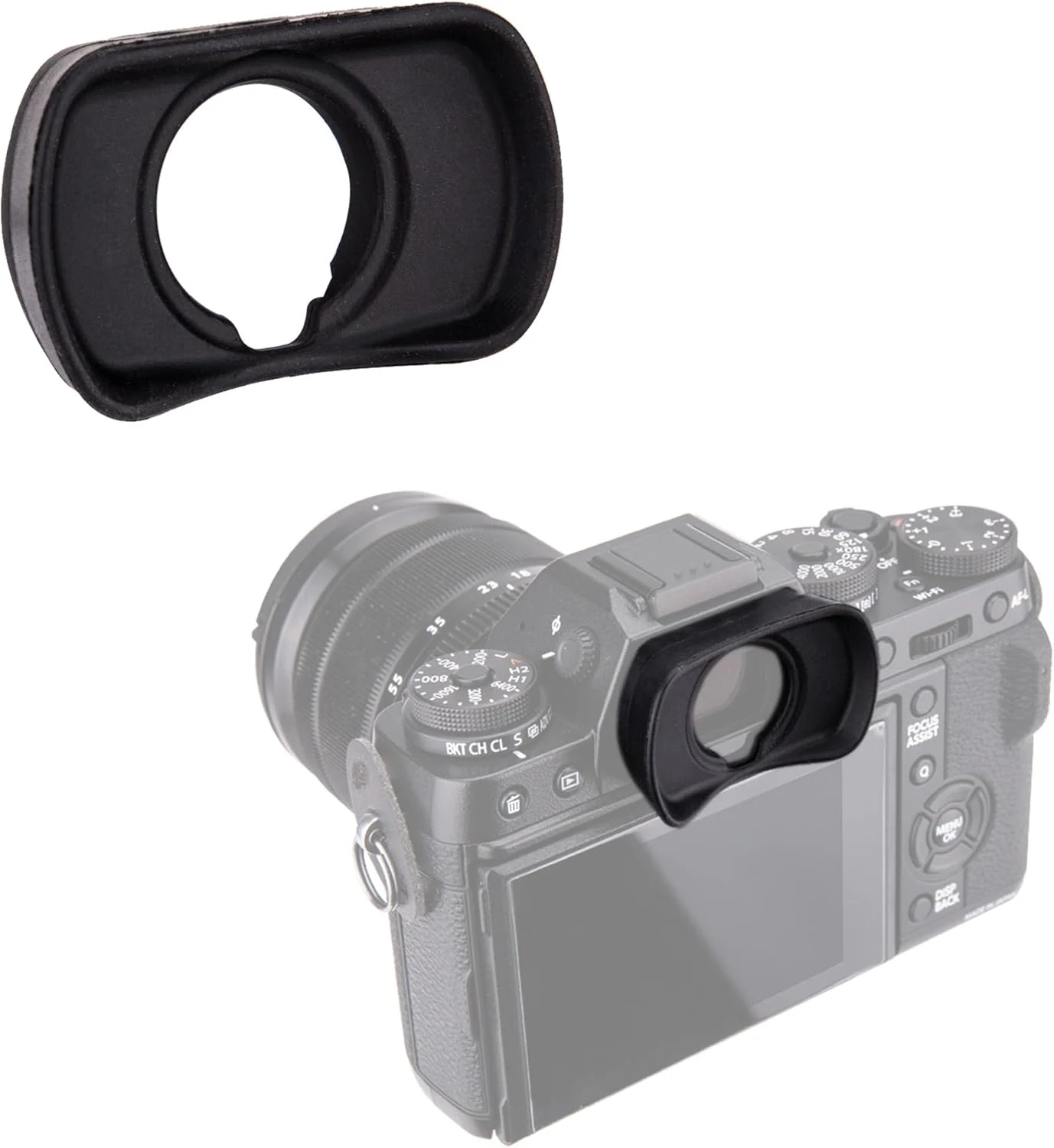 JJC Viewfinder Eyecup Eyepiece for Fuji Fujifilm Cameras (EC-XT L Replacement)