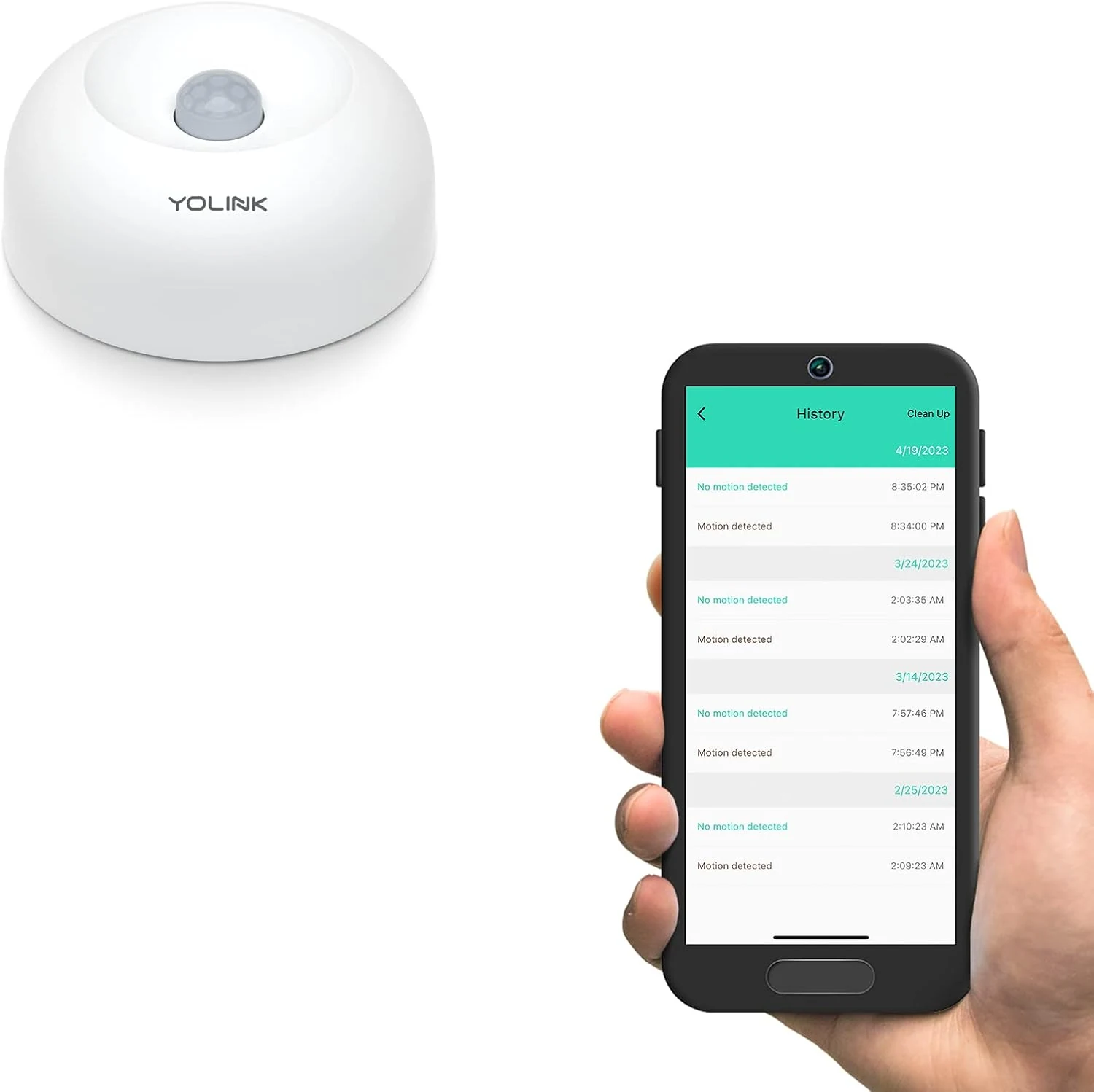 YoLink LoRa 1/4 Mile Wireless Range Smart Motion Detector, Indoor Motion Sensor