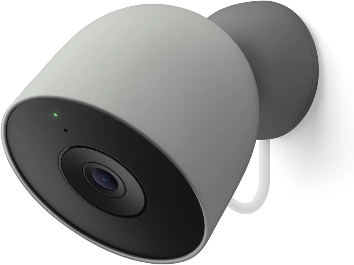 Google Nest Cam Outdoor (Wired, 2nd Gen) - Security Camera with 2K Video and Gemini, Night Vision, 2-Way Audio (Hazel)