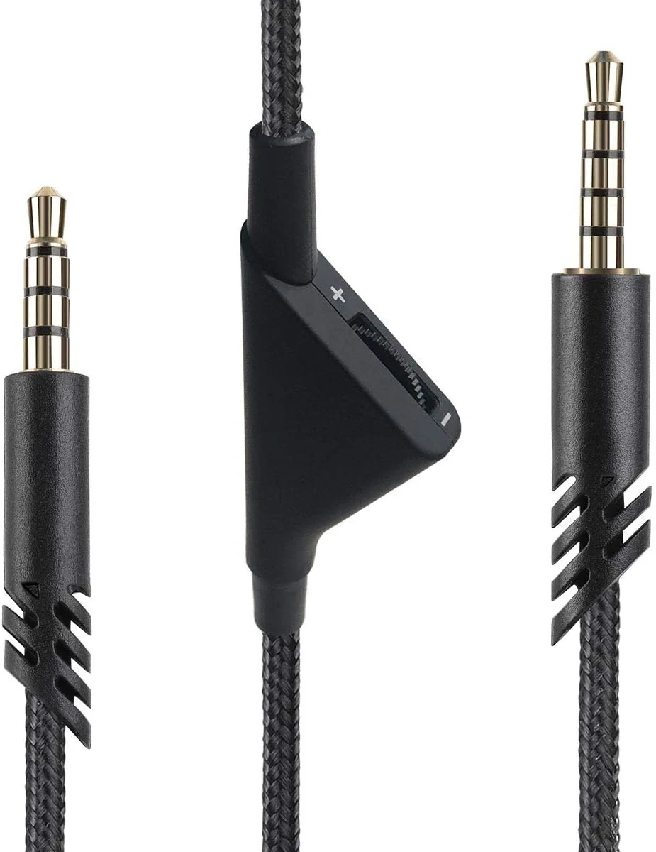 Replacement for Astro A10 A40 Inline Volume Control Cable Cord, Audio Gaming Wire Compatible with Astro A10 A40 Headsets (2 Meter, Volume Control Function)