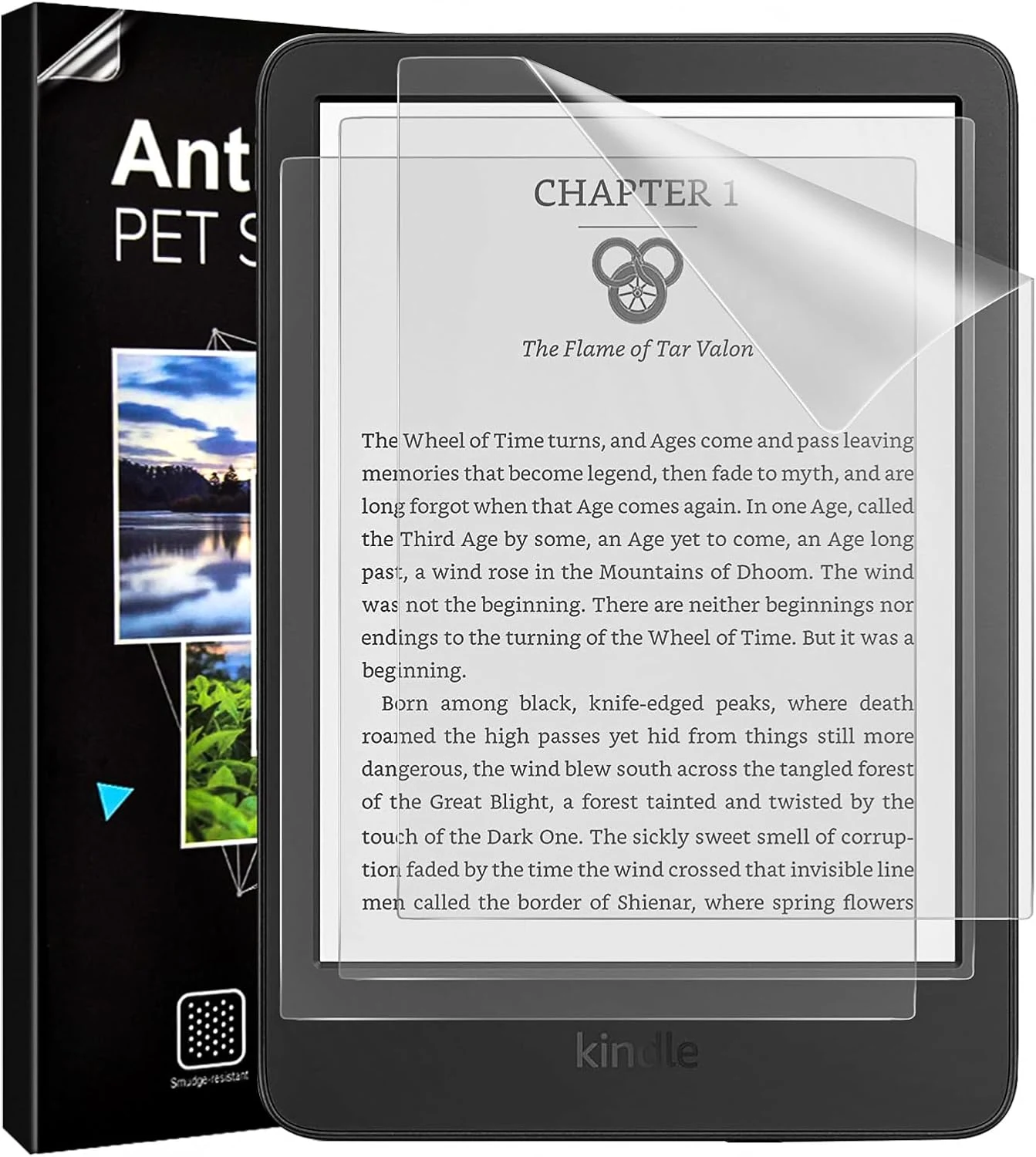 TiMOVO 3 Pack Anti-Glare Screen Protector Designed for All-New Kindle 11th/10th Generation (6 inch - 2024/2022/2019 Release)