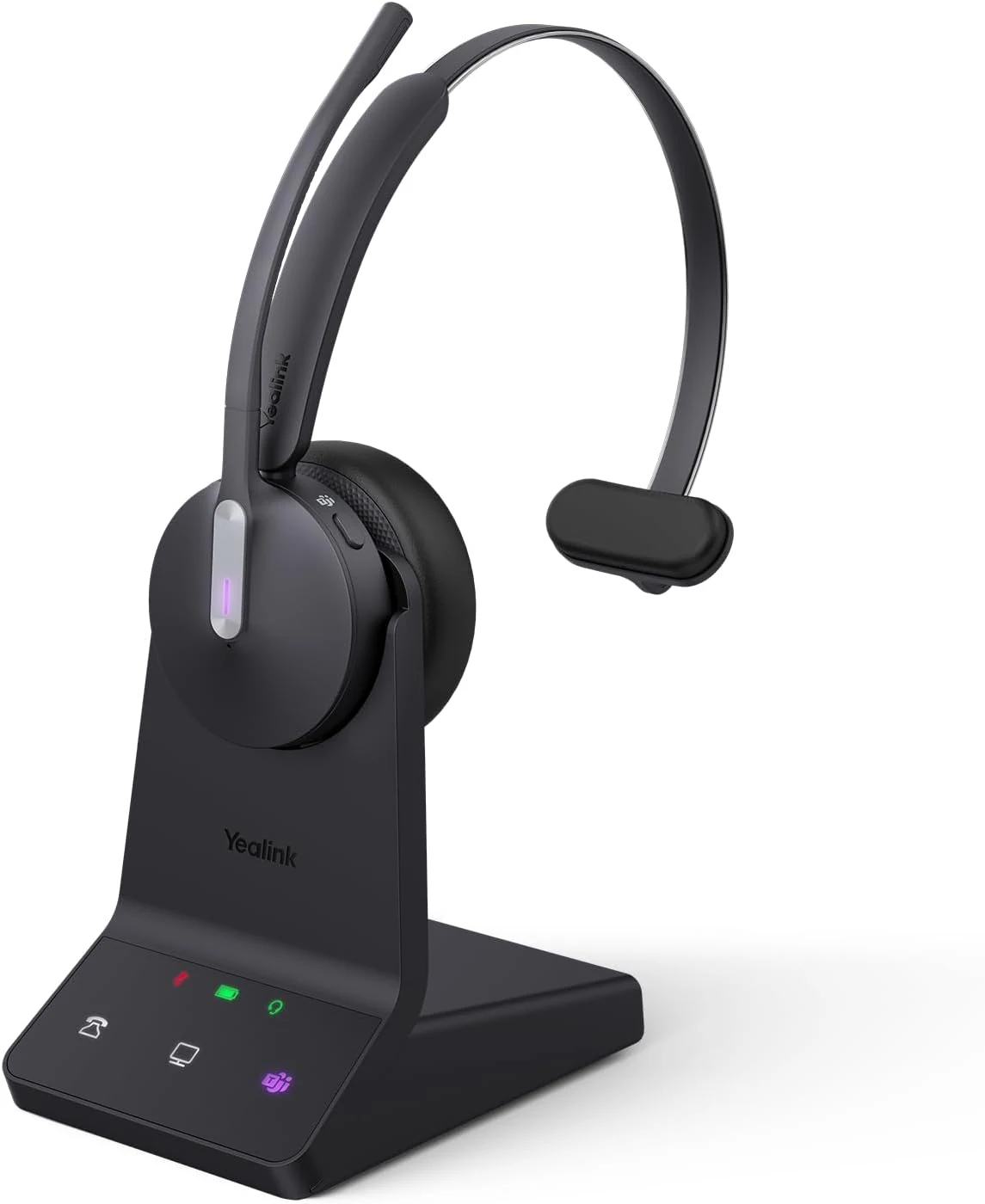 Yealink WH64 Wireless Mono Headset, DECT & Bluetooth Work Headset