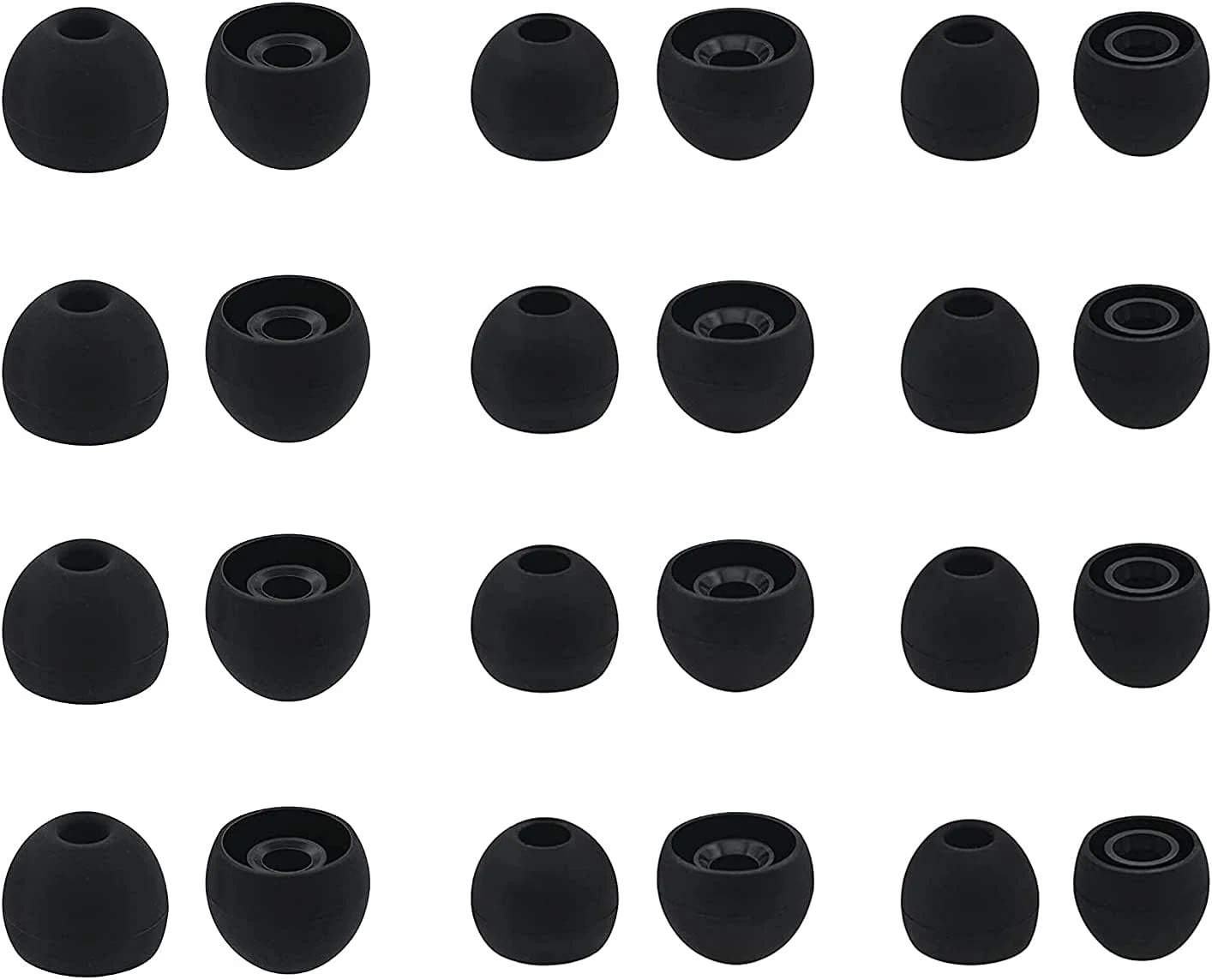 ALXCD Eartips for in-Ear Headphones, S/M/L Sizes 12 Pairs Soft review