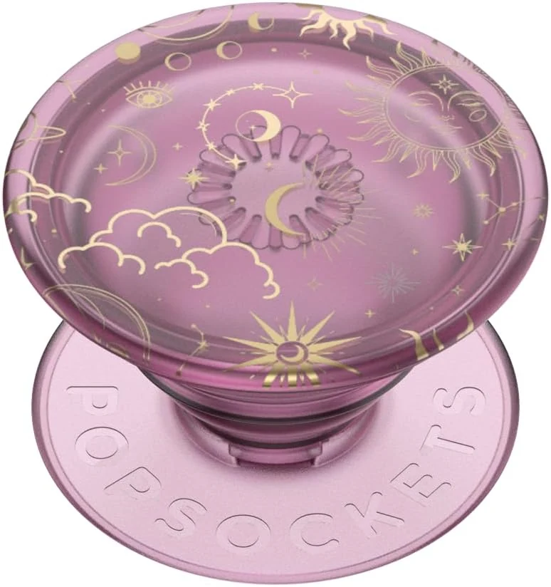 PopSockets Adhesive Phone Grip, Holder, Phone Stand, Celestial - Celestial Mauve