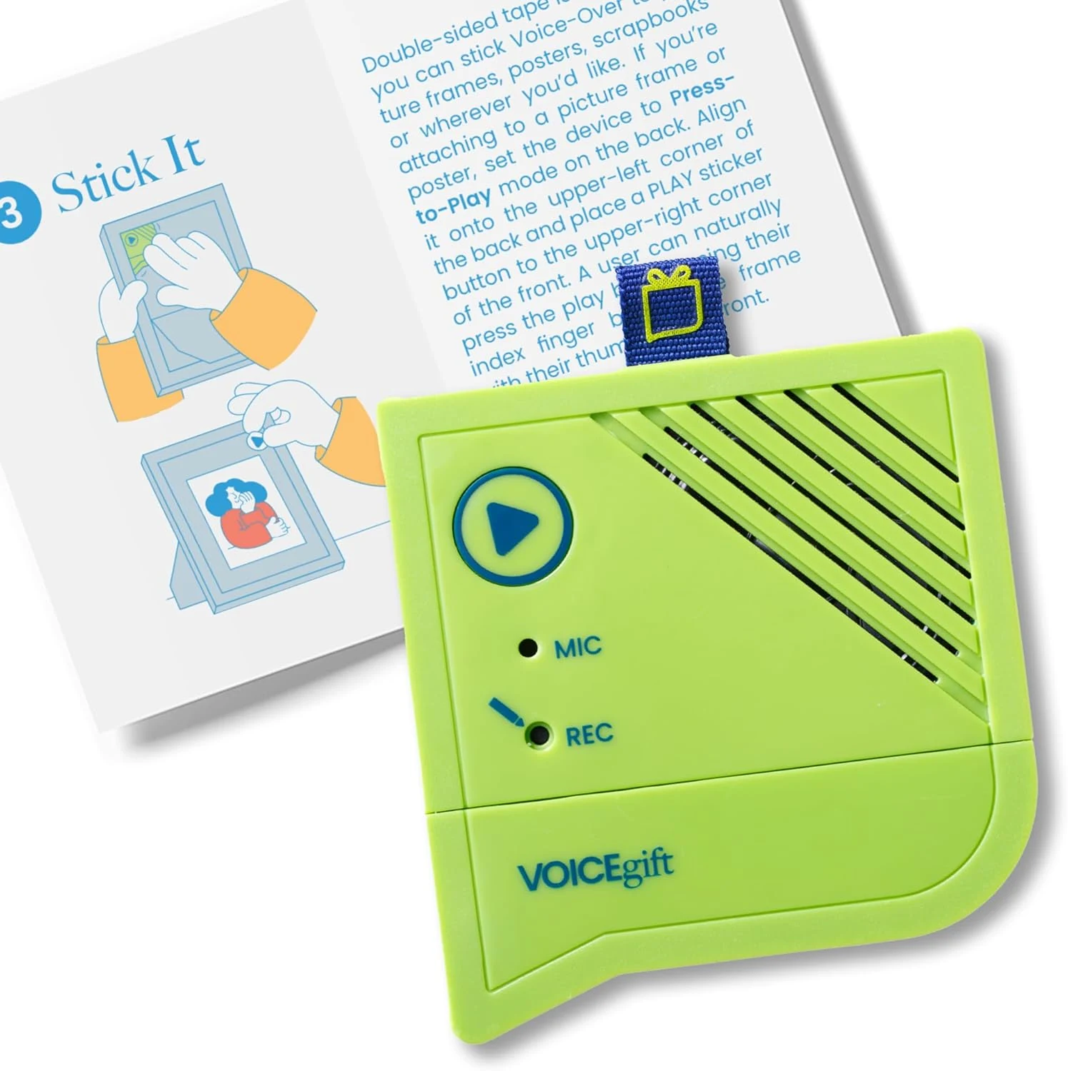 Voicegift Voice-Over® Mini Voice Recorder for Picture Frame