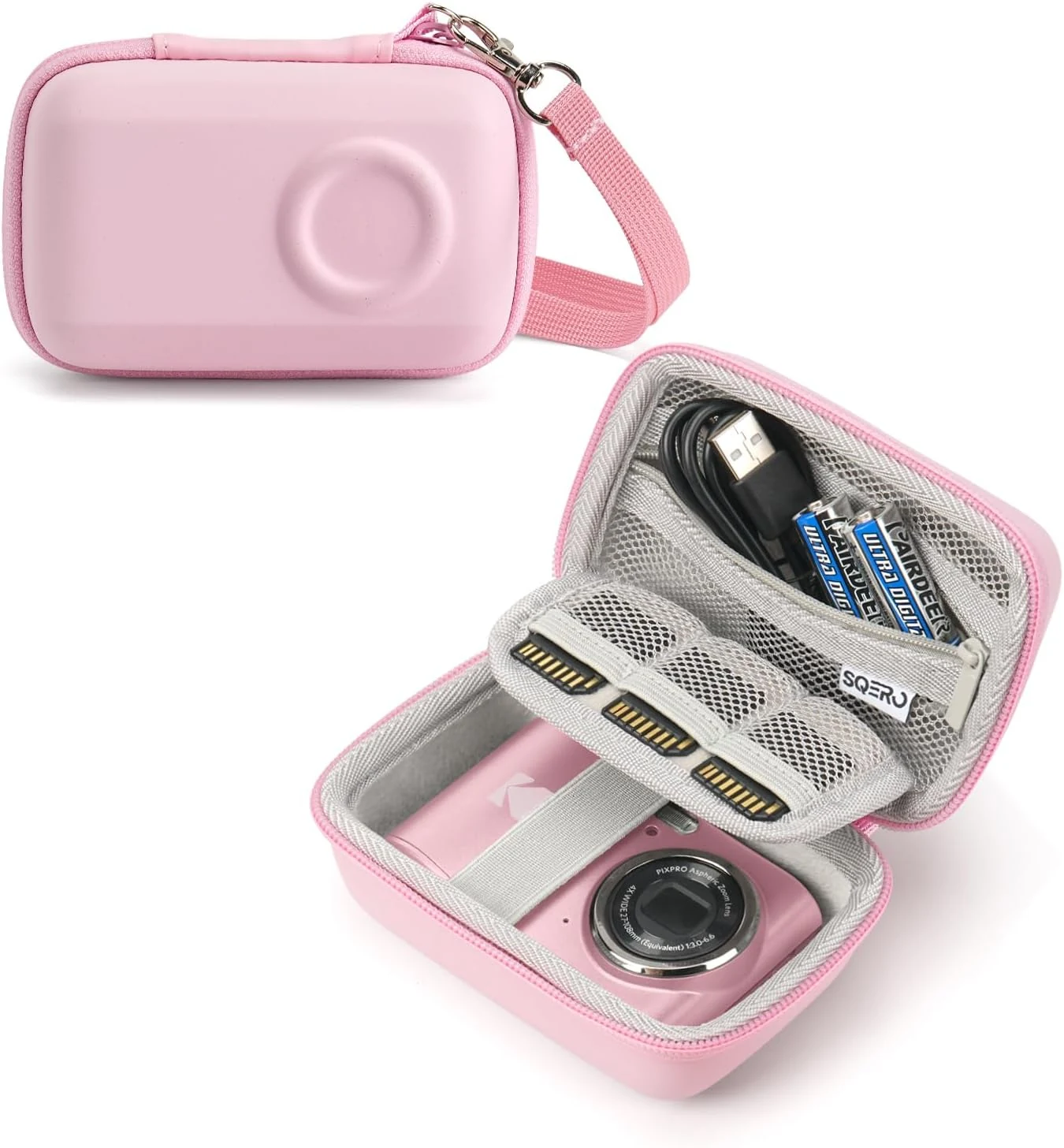 SQERO Digital Camera Case for KODAK PIXPRO FZ45 FZ55 & CAMKORY 1080P