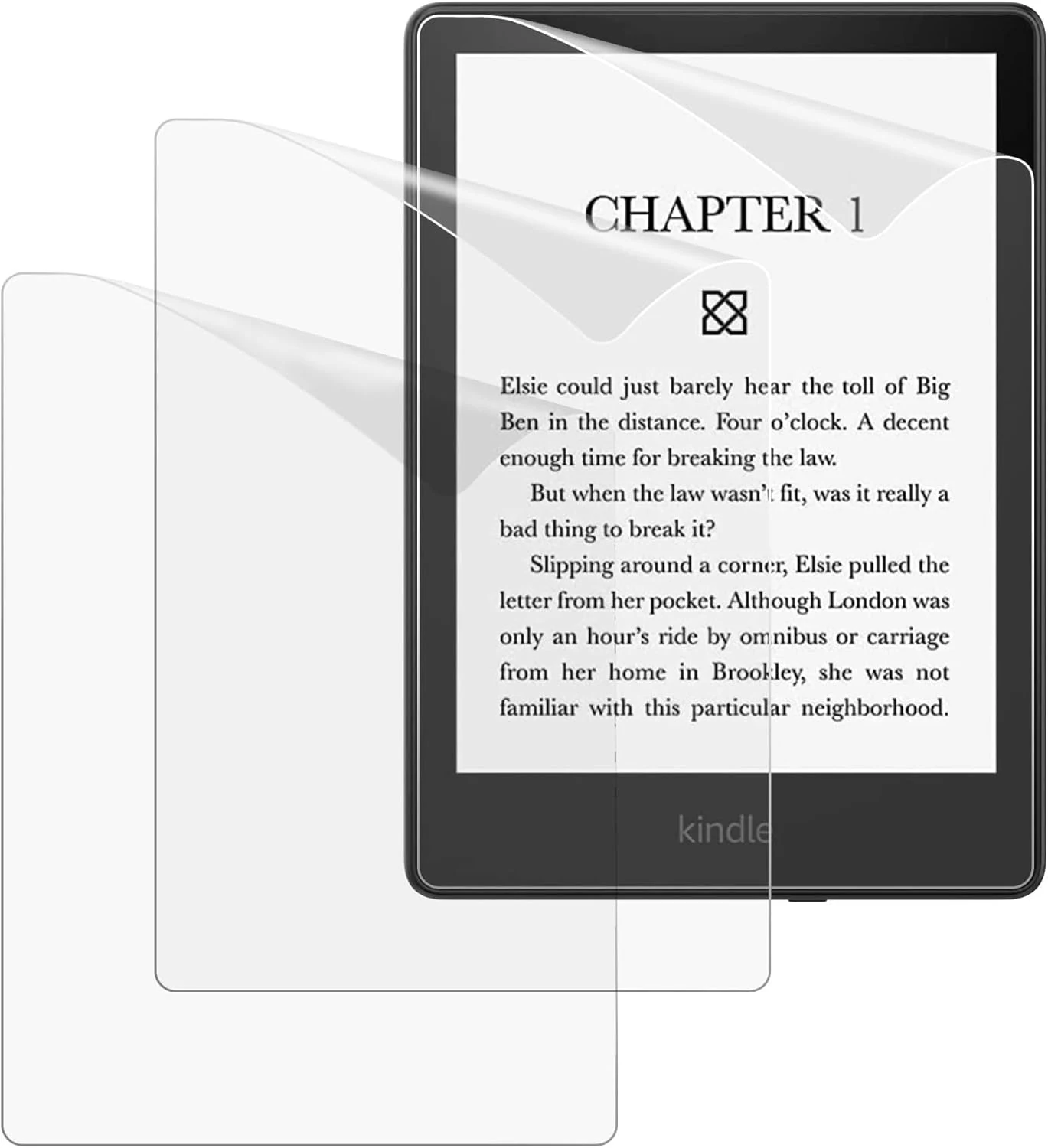 (3 Pack) Anti-Glare Matte Screen Protector for Kindle Paperwhite & review