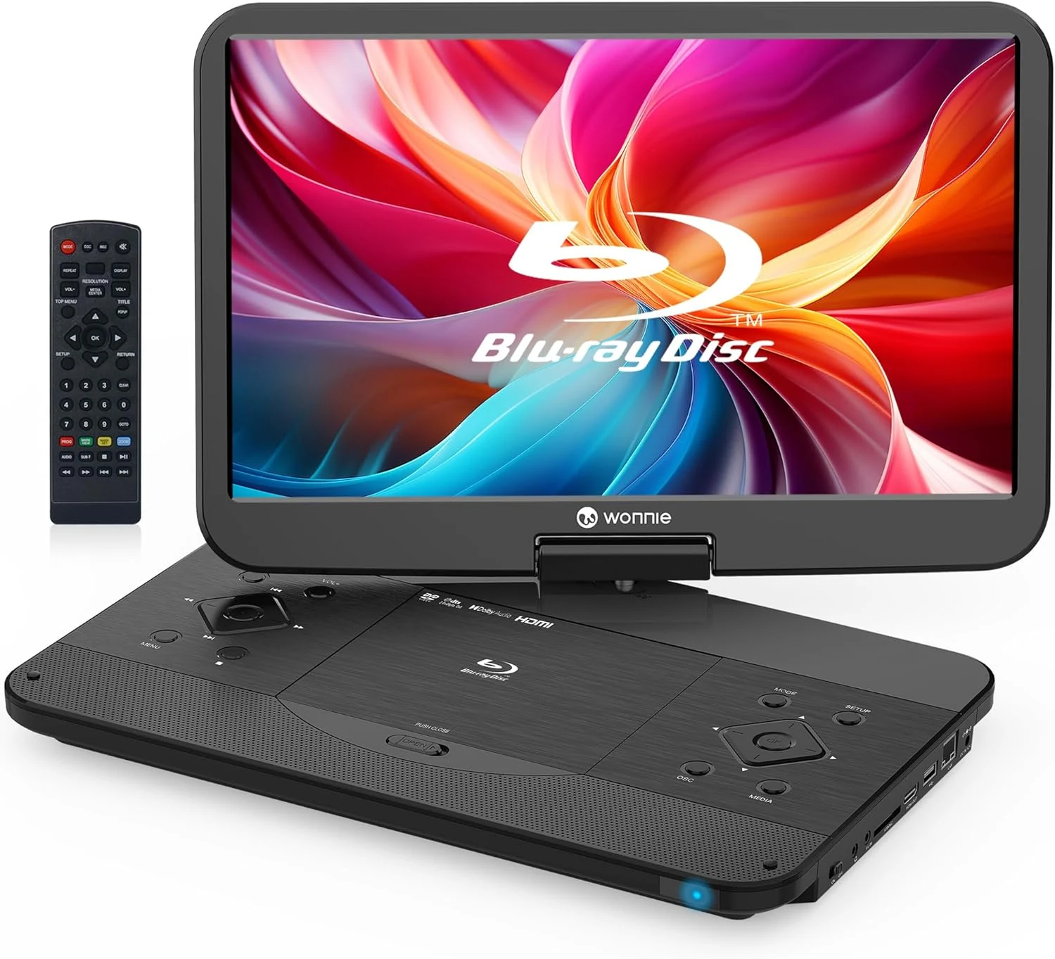 WONNIE 17.6" Portable Blu Ray Player with 15.4" 1080P Full review