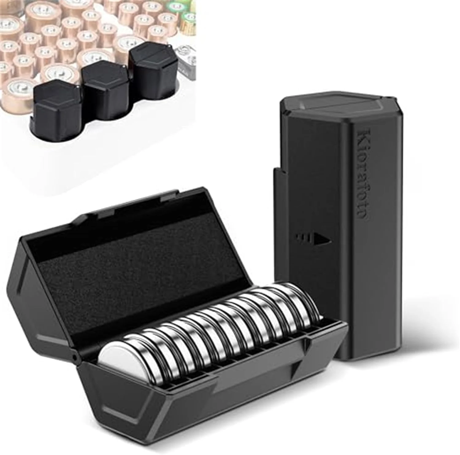 (2 Pack)CR2032 CR2025 CR2016 Battery Case Holder Storage,Upgrade D Battery review
