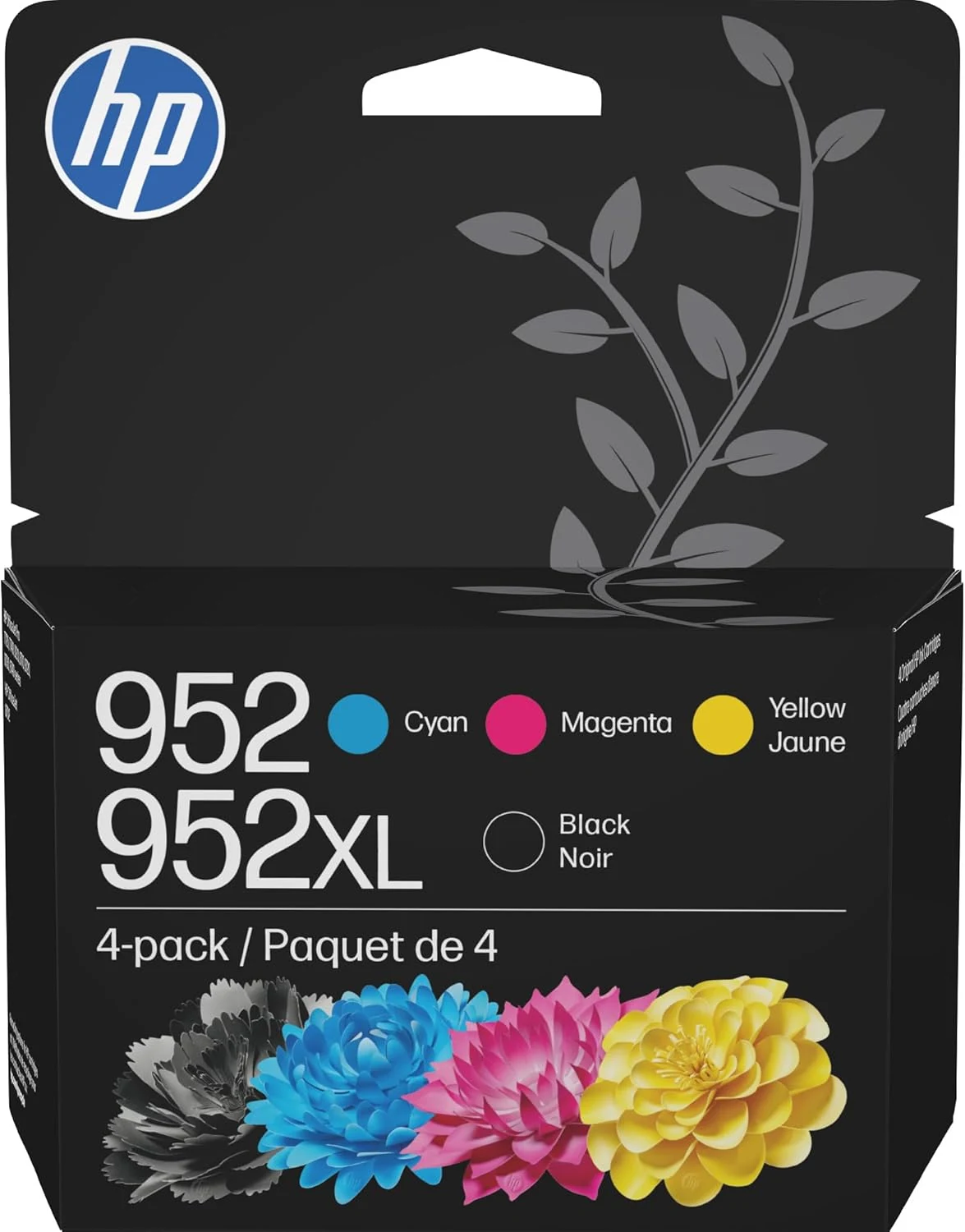 HP 952XL Black + 952 Cyan, Magenta, Yellow Ink