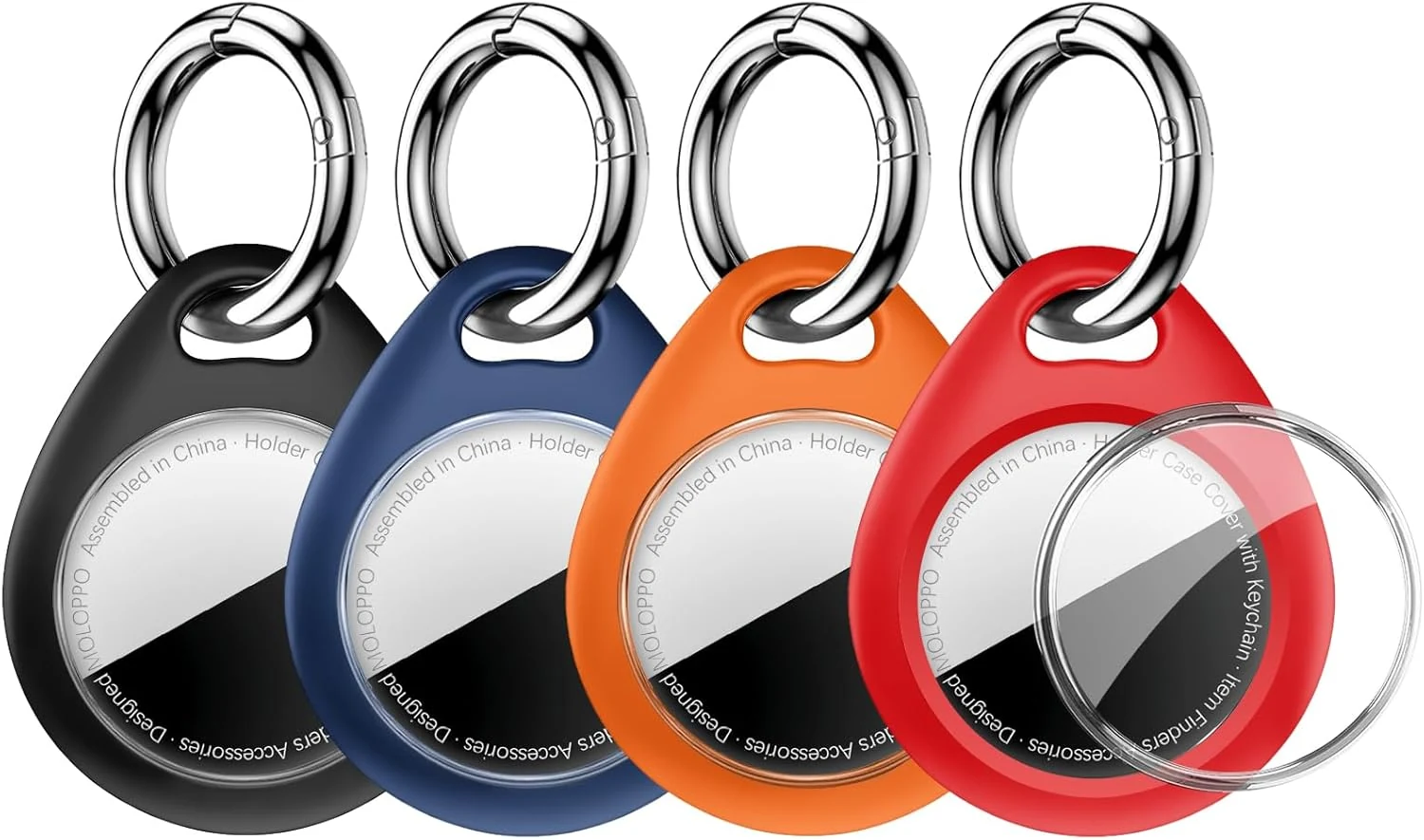MOLOPPO 1|2|4 Pack Waterproof for AirTag Holder, Compatible with Apple review