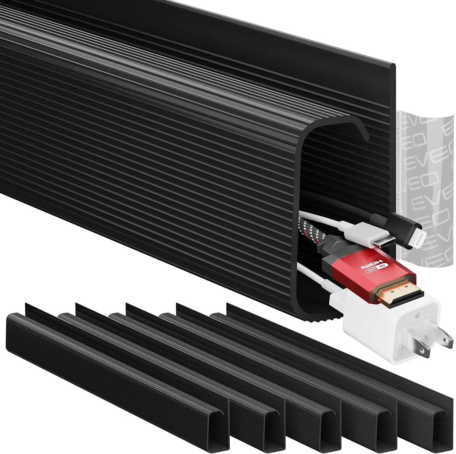 EVEO Cable Management Under Desk Kit (6 Units)