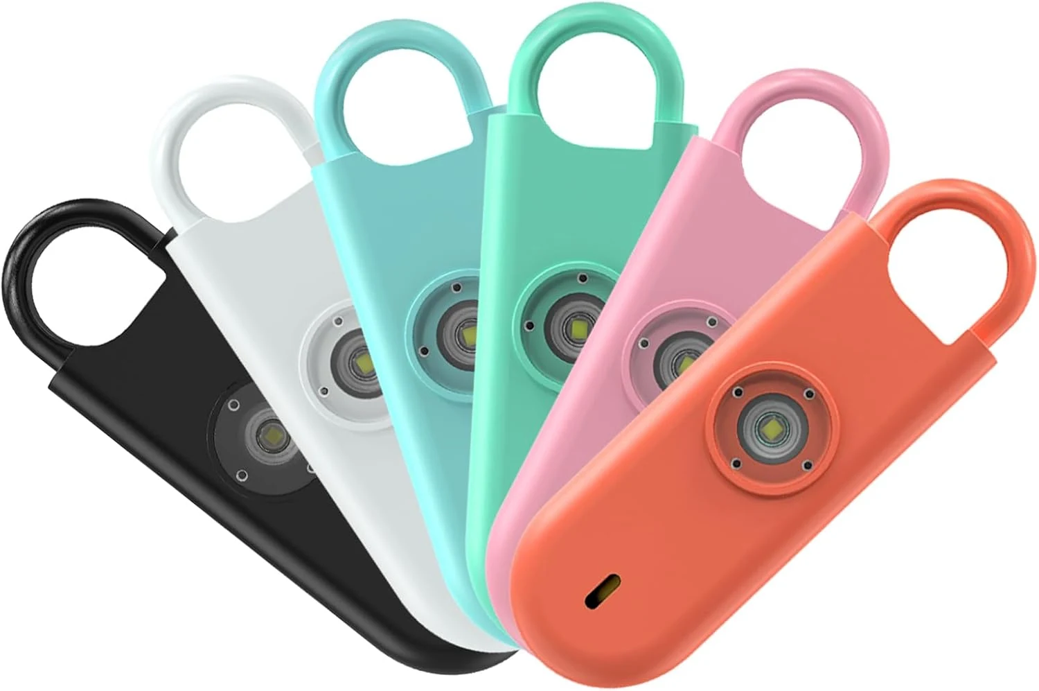 Fauxomor 140dB Personal Safety Alarm for Women, 6 Pack Safe