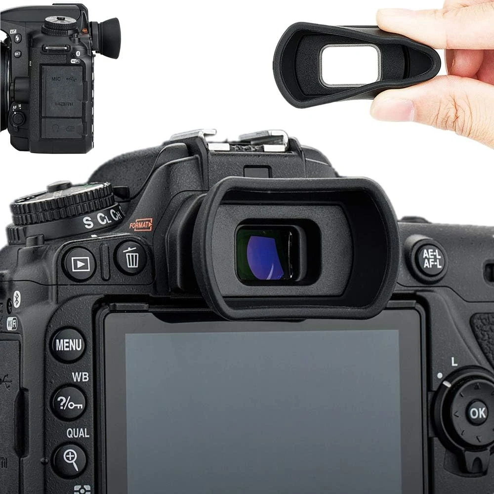 Soft Silicon Camera Viewfinder Eyecup Eyepiece Eyeshade for Nikon D780