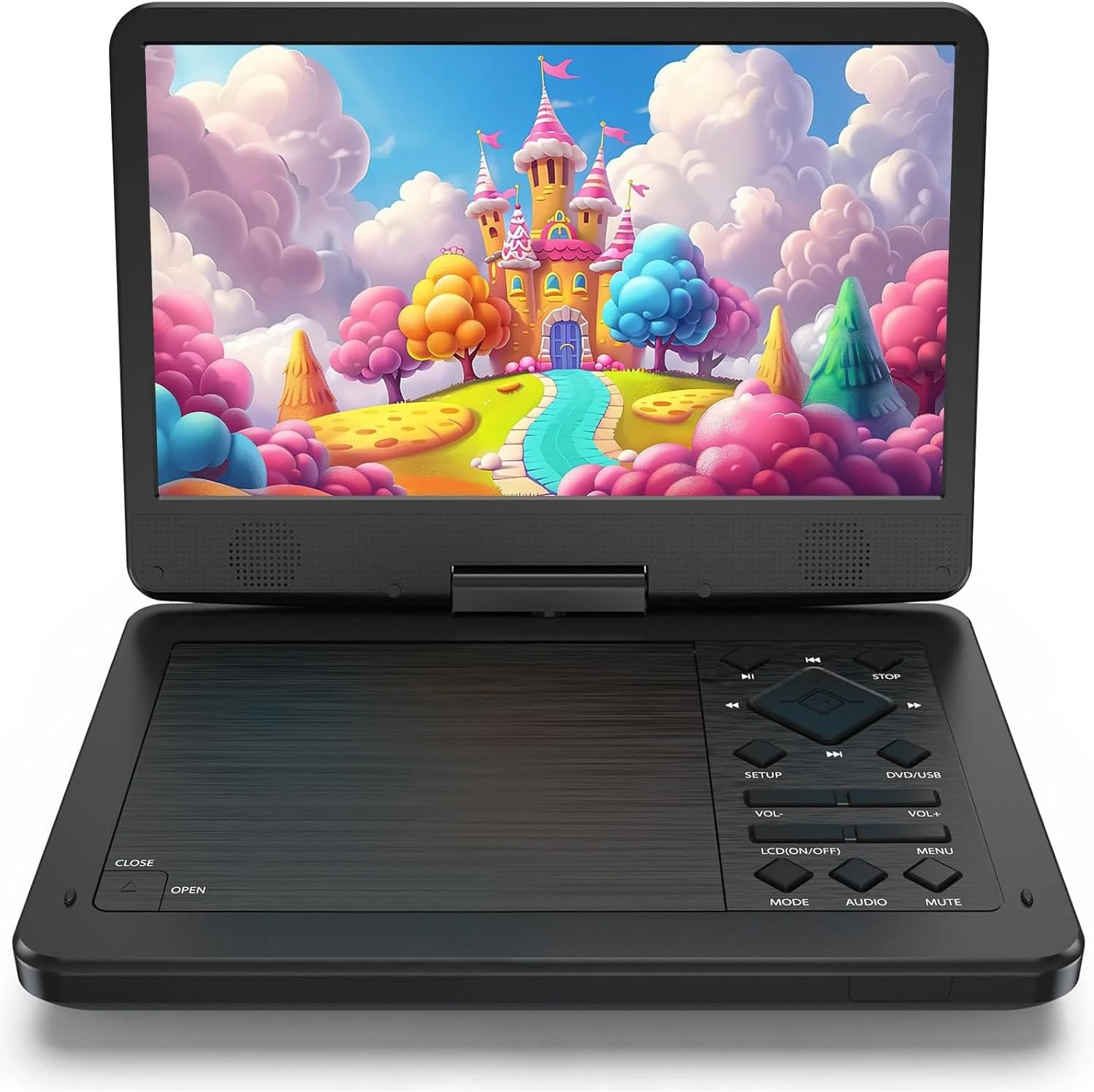 12.5" Portable DVD Player with10.1 HD IPS Screen for Kids,Car review