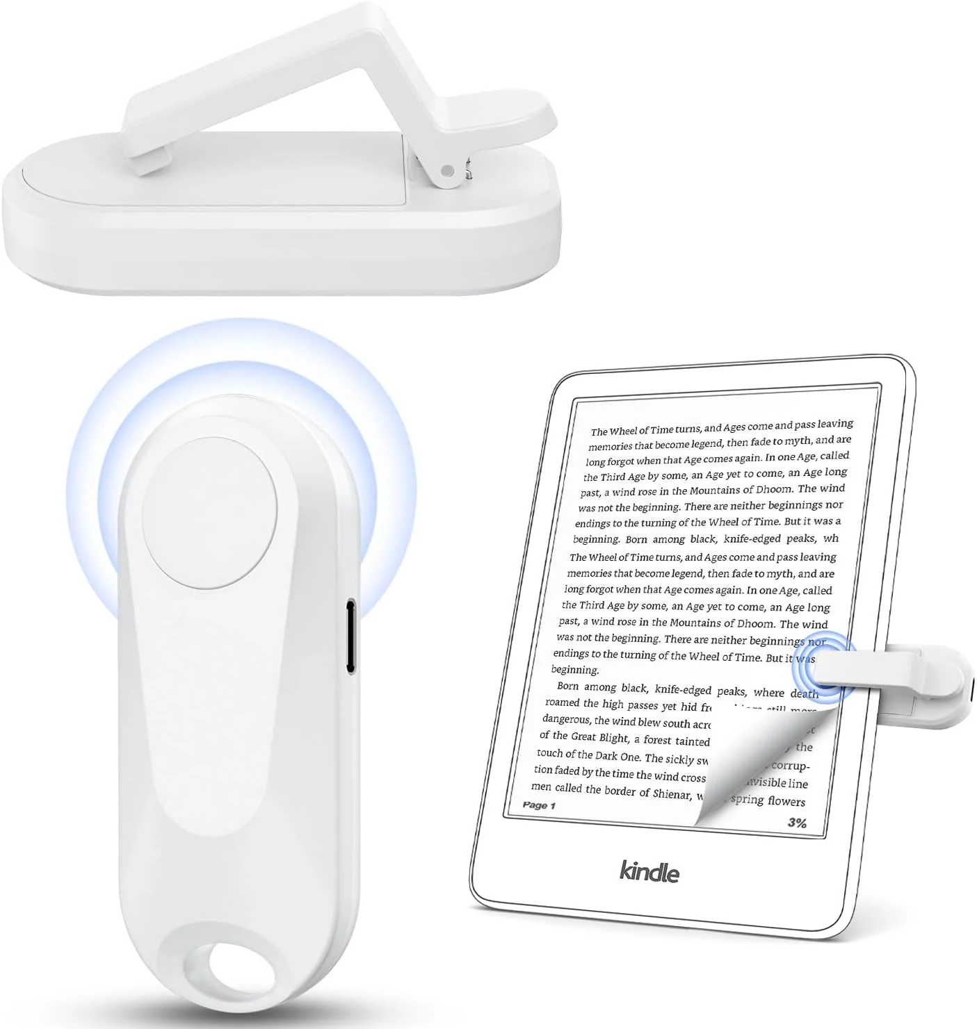 DATAFY [Case-Friendly] Page Turner for Kindle Paperwhite Oasis Kobo eReaders