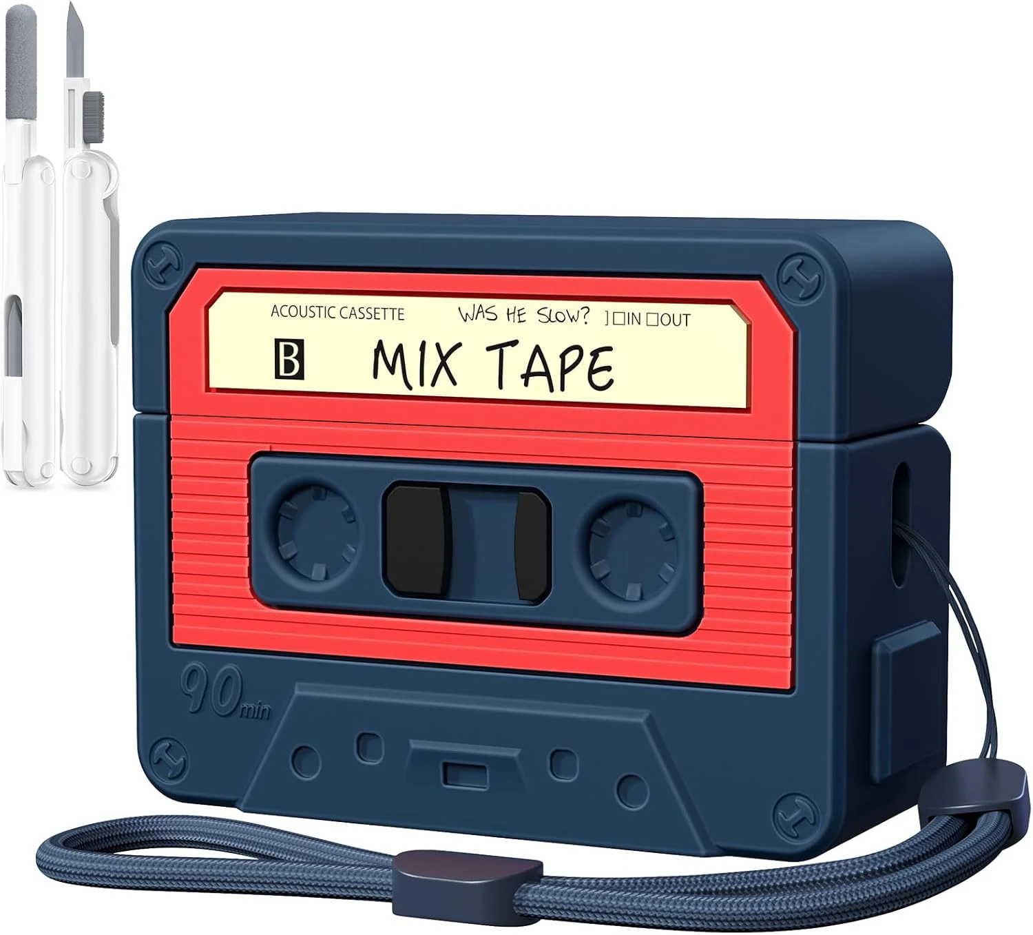 KOREDA Funny Cassette Tape Silicone Case Cover for AirPods Pro 3