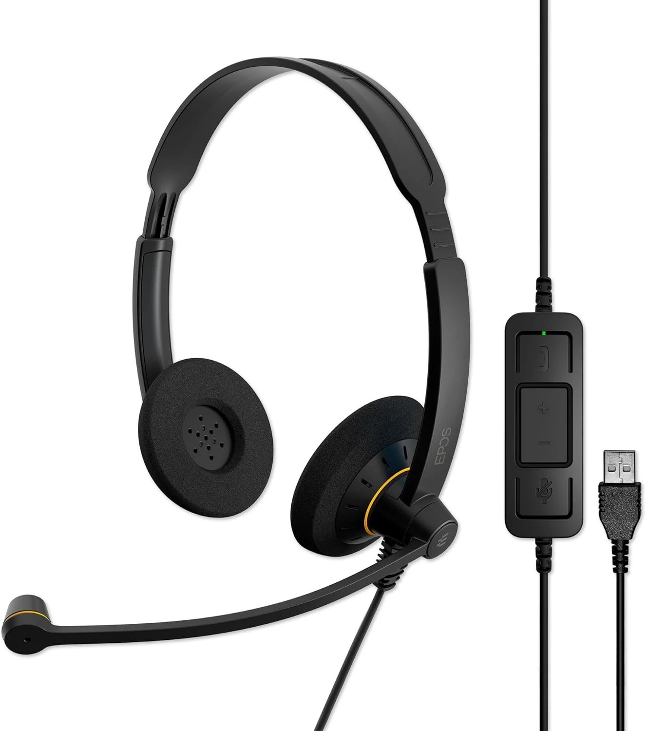 EPOS Sennheiser Consumer Audio SC 60 USB ML (504547) - Double-Sided Business Headset (Black)