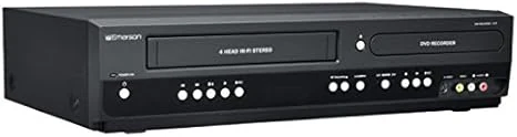 Emerson ZV427EM5 DVD/VCR Combo DVD Recorder and VCR Player With HDMI 1080p DVD/VHS, Progressive Scan Video Out, 5-Speed for Up to 6-hours Recording
